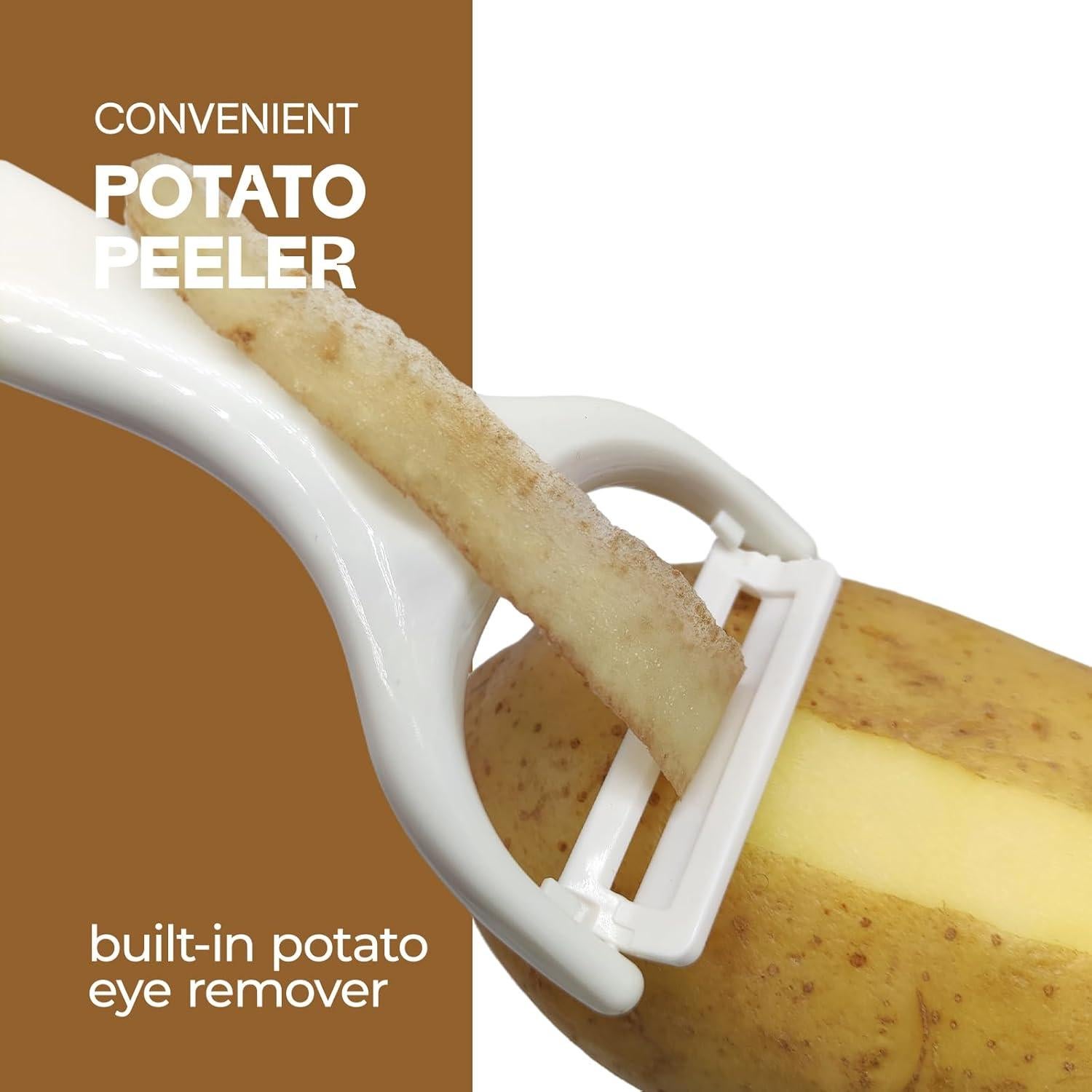 Peladores de Verduras Trez Treamer - 6 Piezas Cerámica Antideslizante