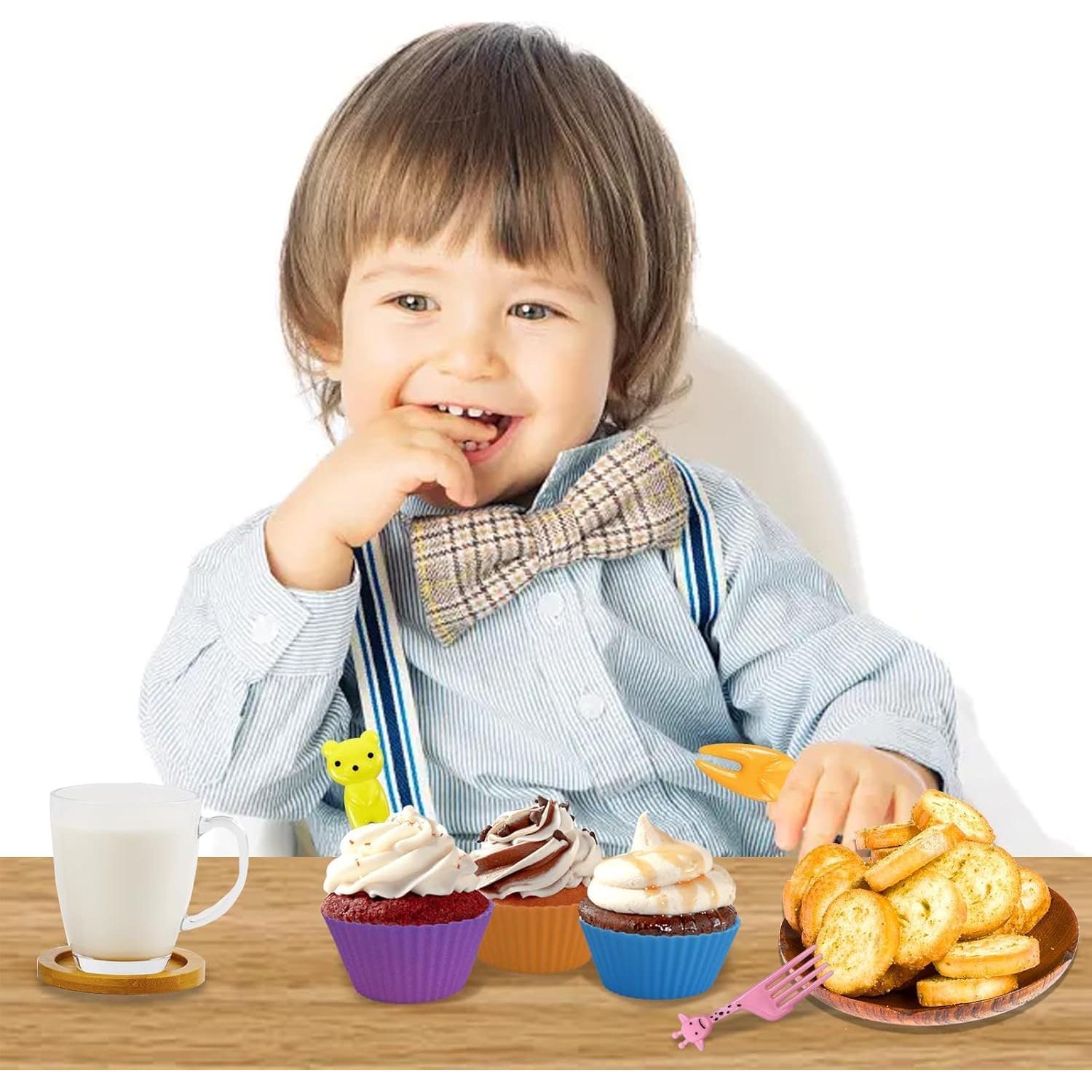 Divisores de caja de almuerzo de silicona WSmelon - 24 piezas