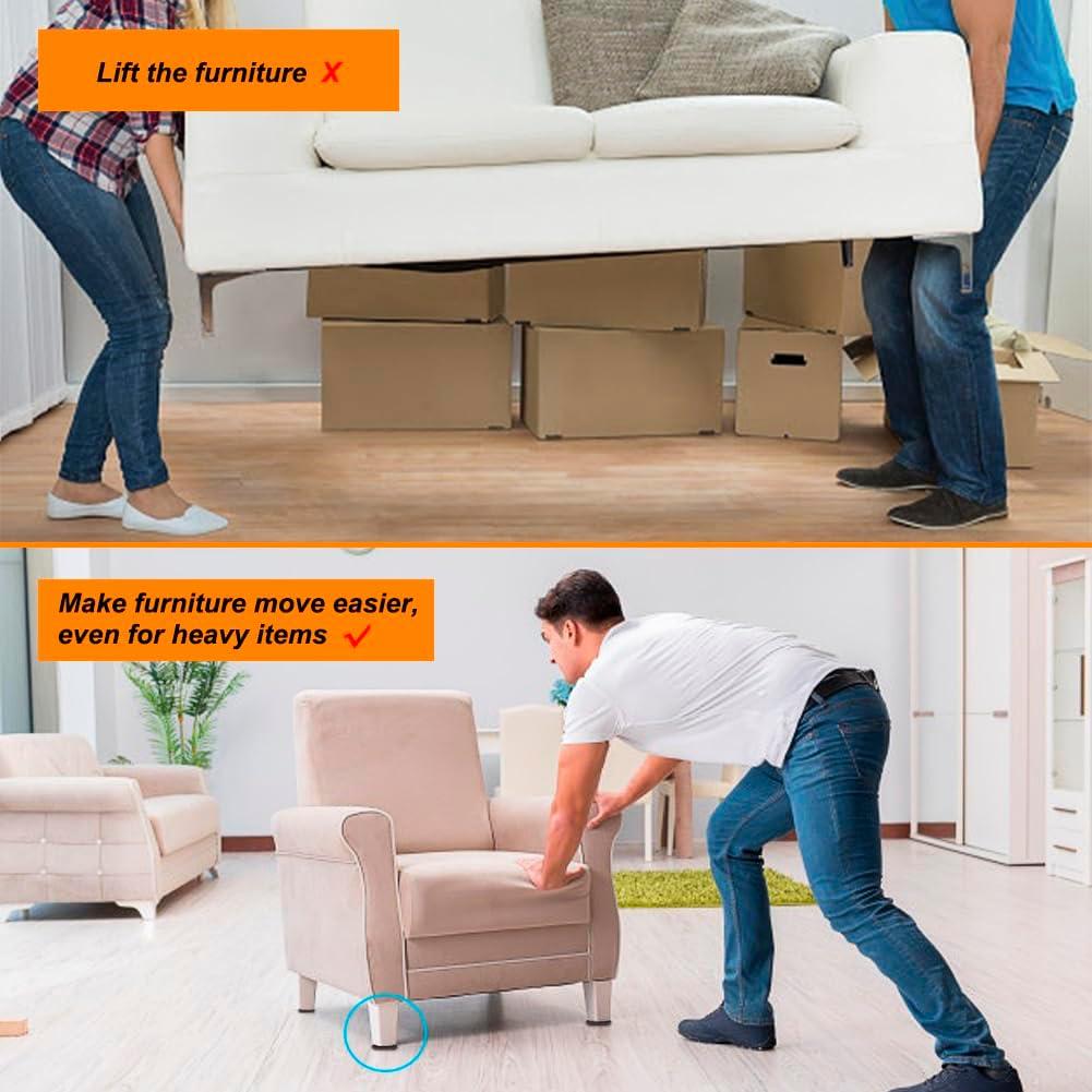 Deslizadores de Muebles Shintop 12 Piezas 5 cm Autoadhesivos