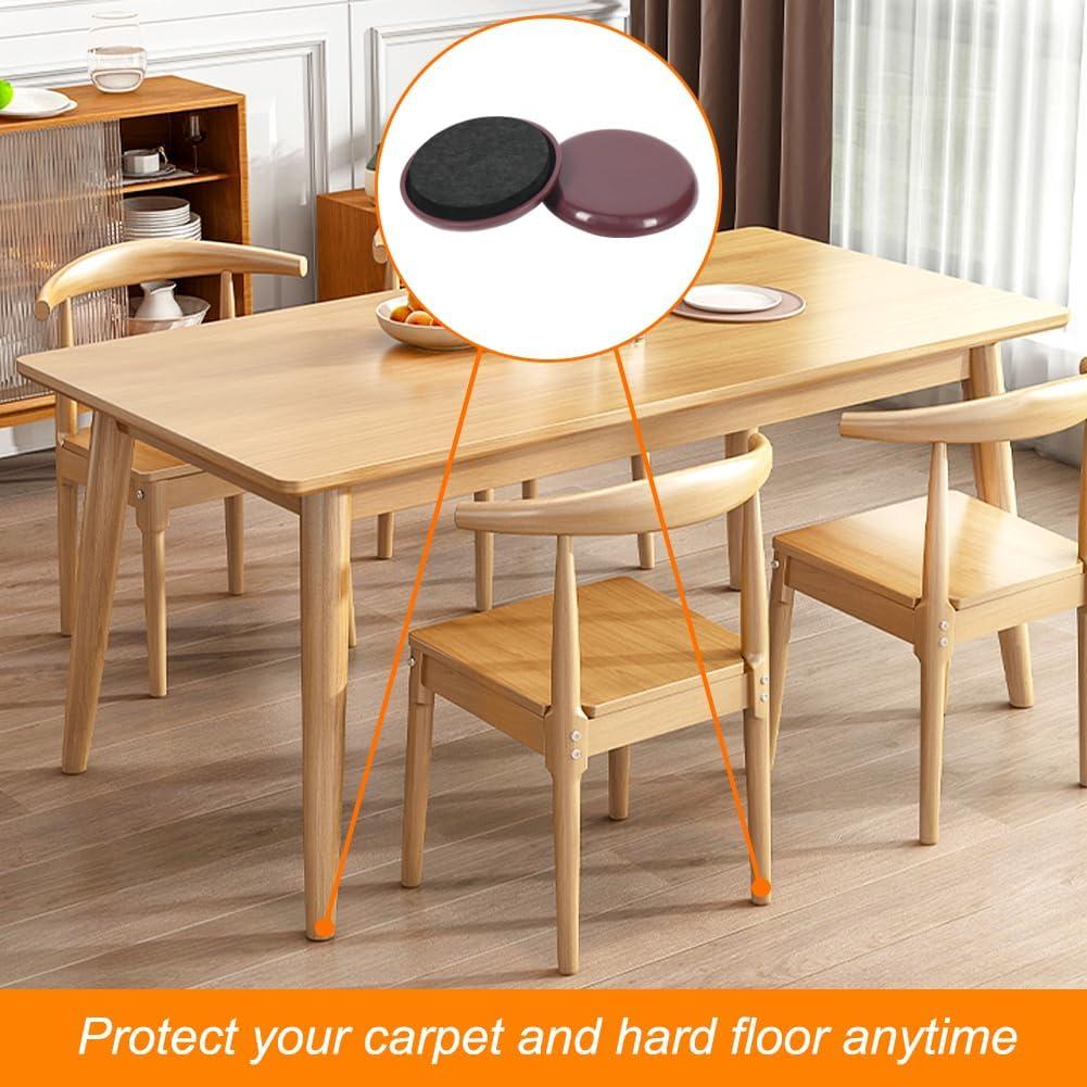 Deslizadores de Muebles Shintop 12 Piezas 5 cm Autoadhesivos