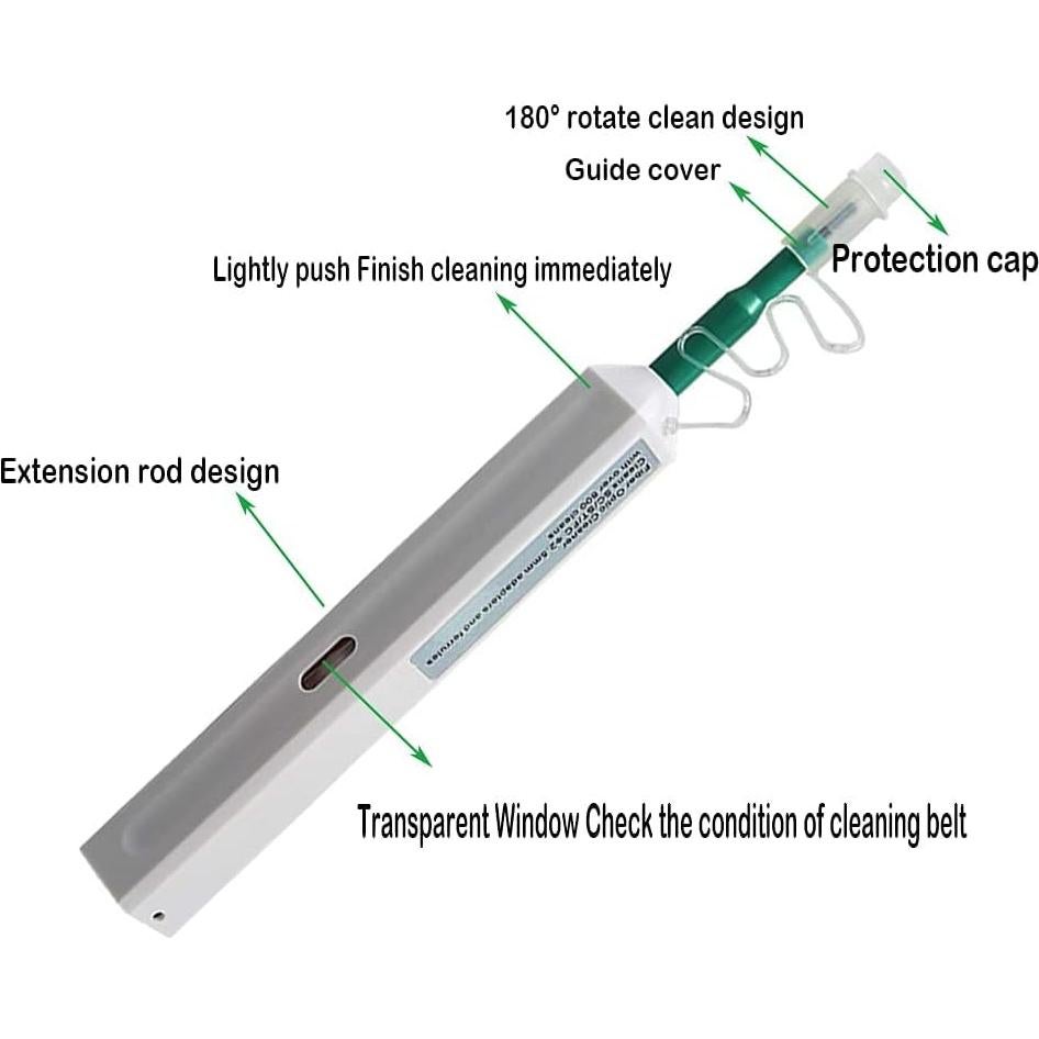 Limpiador de Fibra Óptica NewMainOne 10PCS SC FC ST 800 Limpiezas