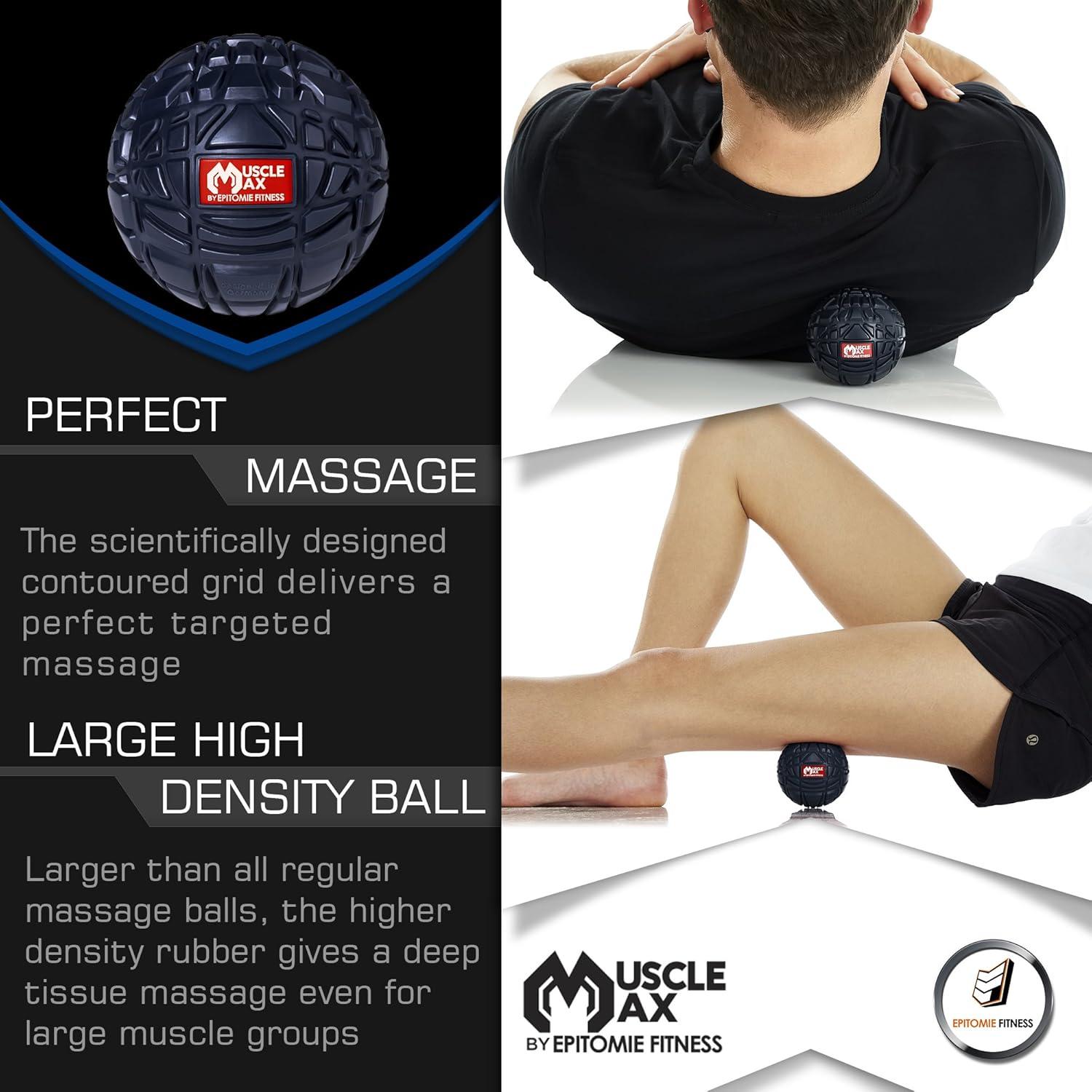 Bola de Masaje Epitomie Fitness Muscle Max 8.13 cm Azul Marino