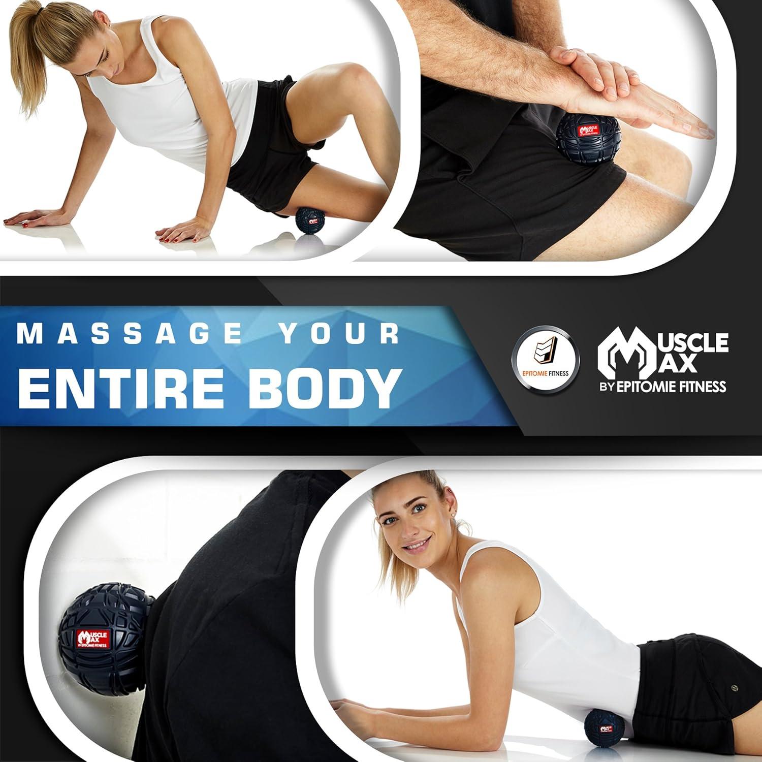 Bola de Masaje Epitomie Fitness Muscle Max 8.13 cm Azul Marino