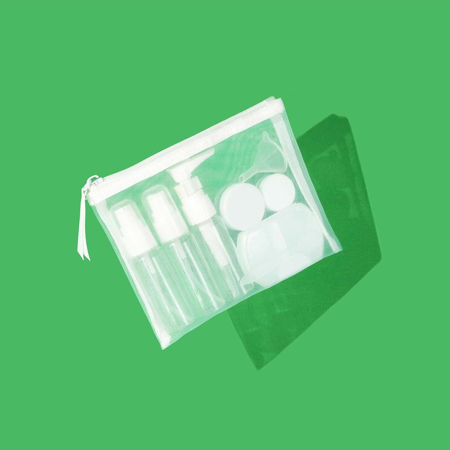 Kit de Viaje KISMETICS 9 Piezas Aprobado por TSA