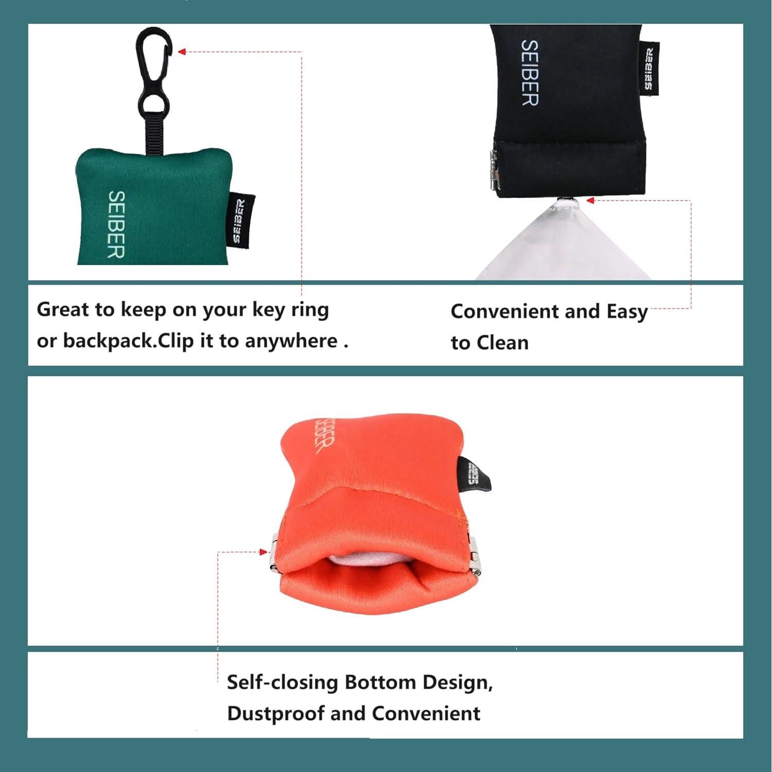 Paño de limpieza de gafas Seiber microfibra 17.78cm 3Pcs