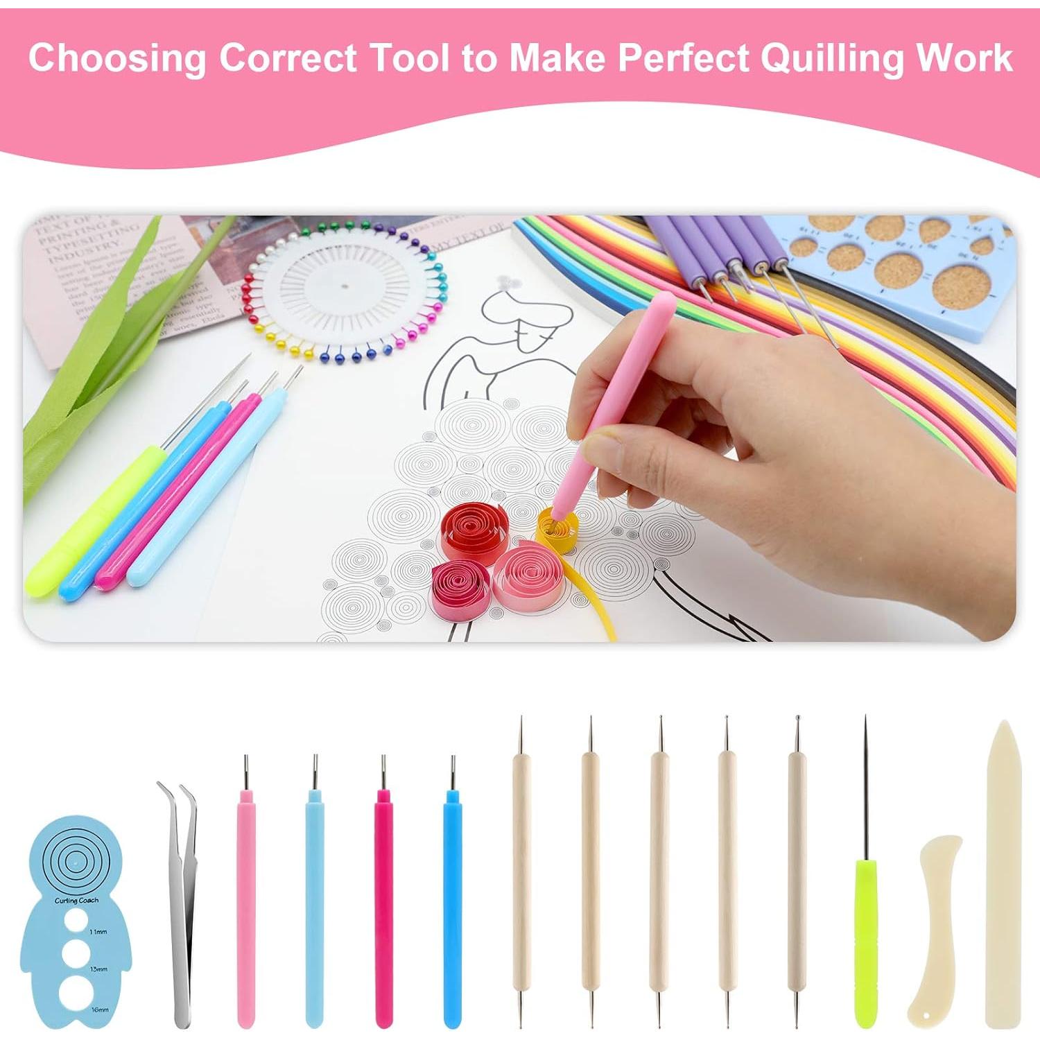 KITANIS Kit de Quilling 14 Piezas para Manualidades DIY