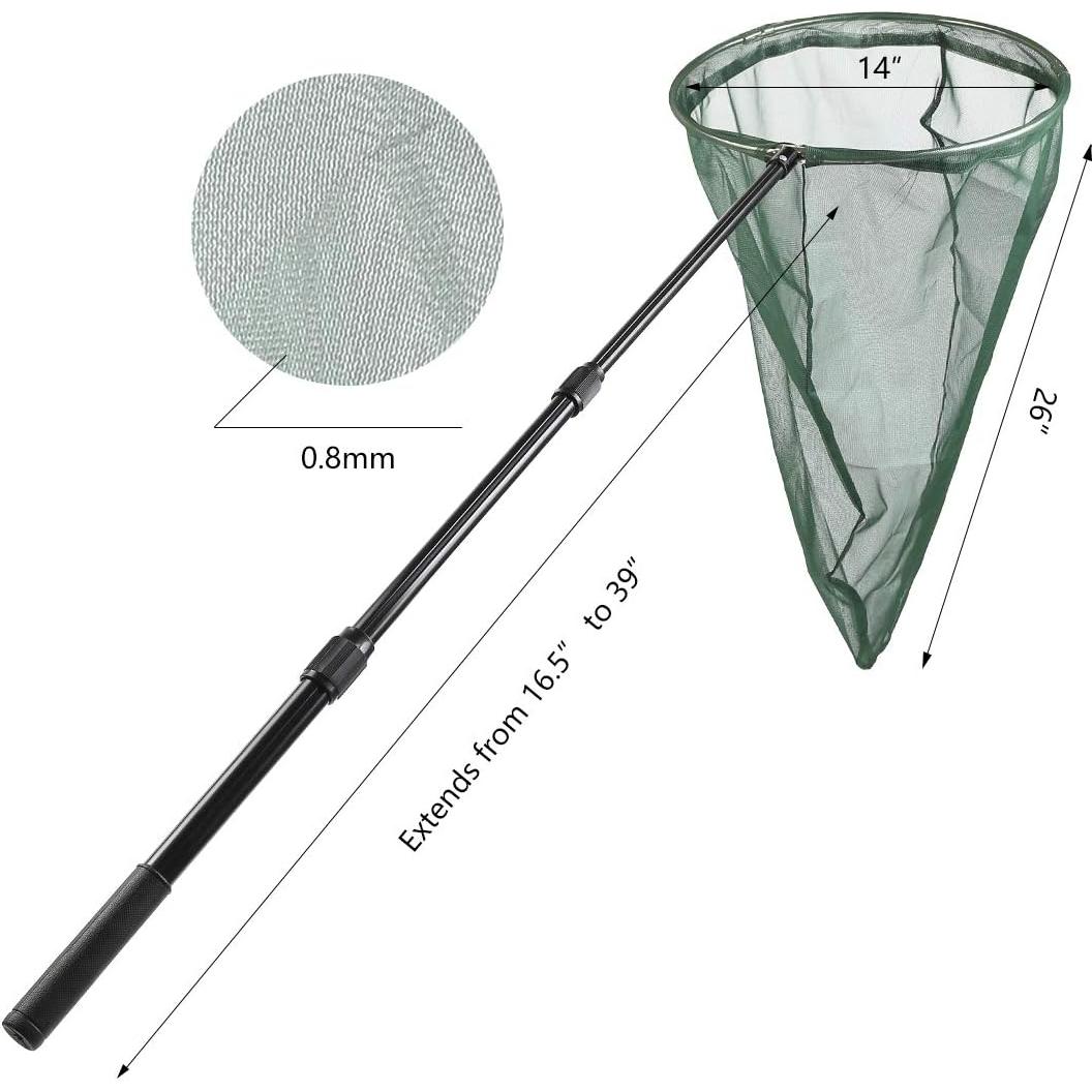 Red de Insectos y Mariposas RESTCLOUD Telescópica Verde 66 cm