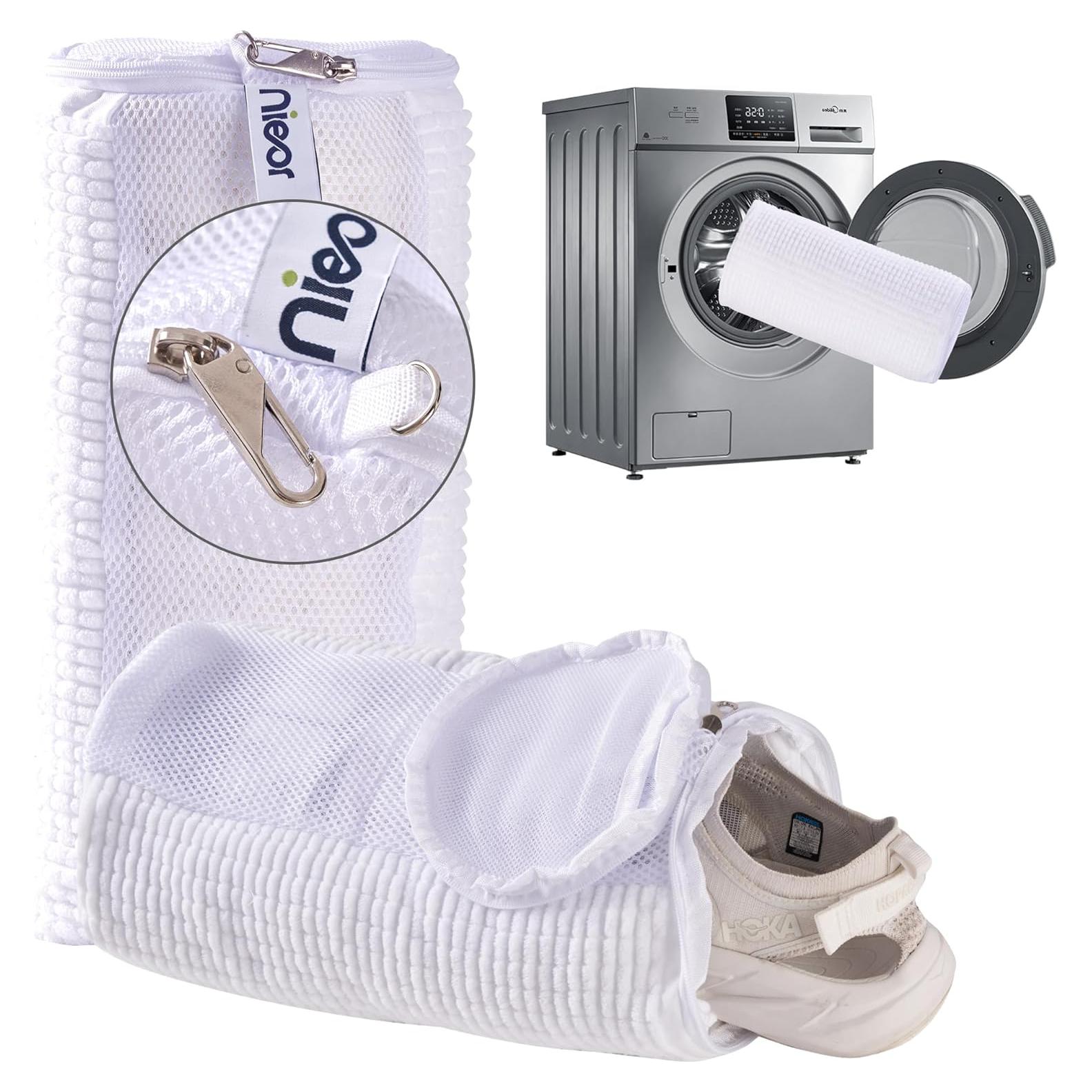 Bolsa de Lavado de Zapatos Nieor 2pcs Blanca Reutilizable