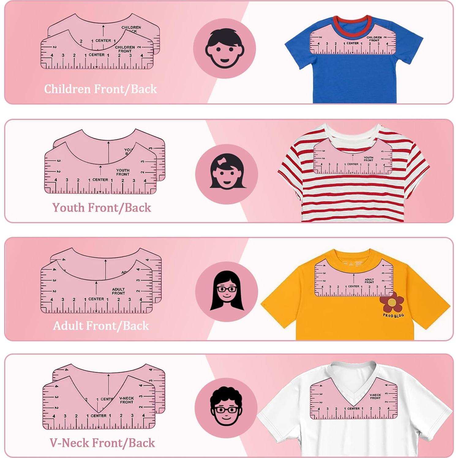 Kit de herramientas para sublimación de camisetas 66 piezas