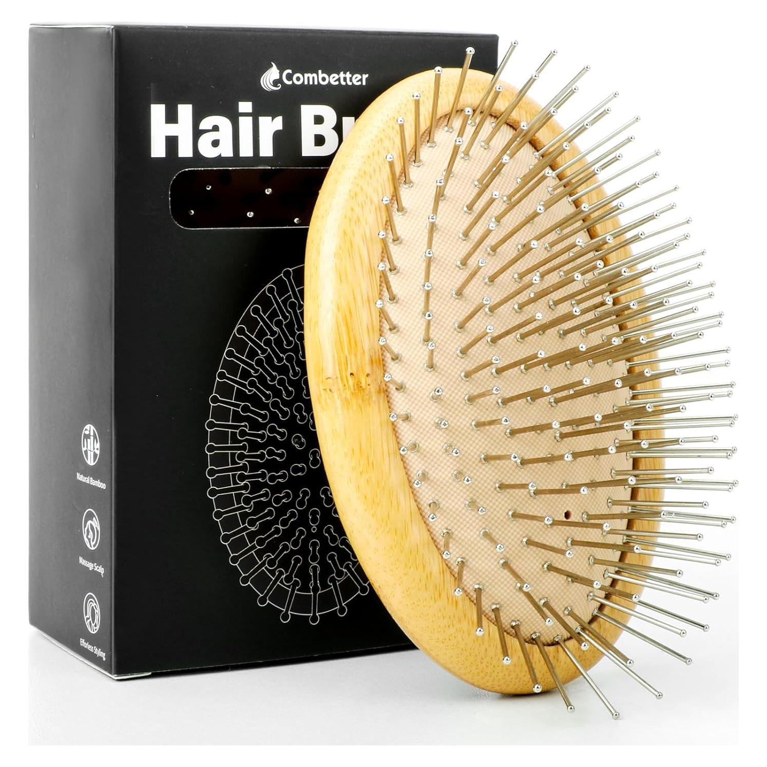 Cepillo de Pelo de Metal Combetter Mini Masajeador 10.67x6.60cm