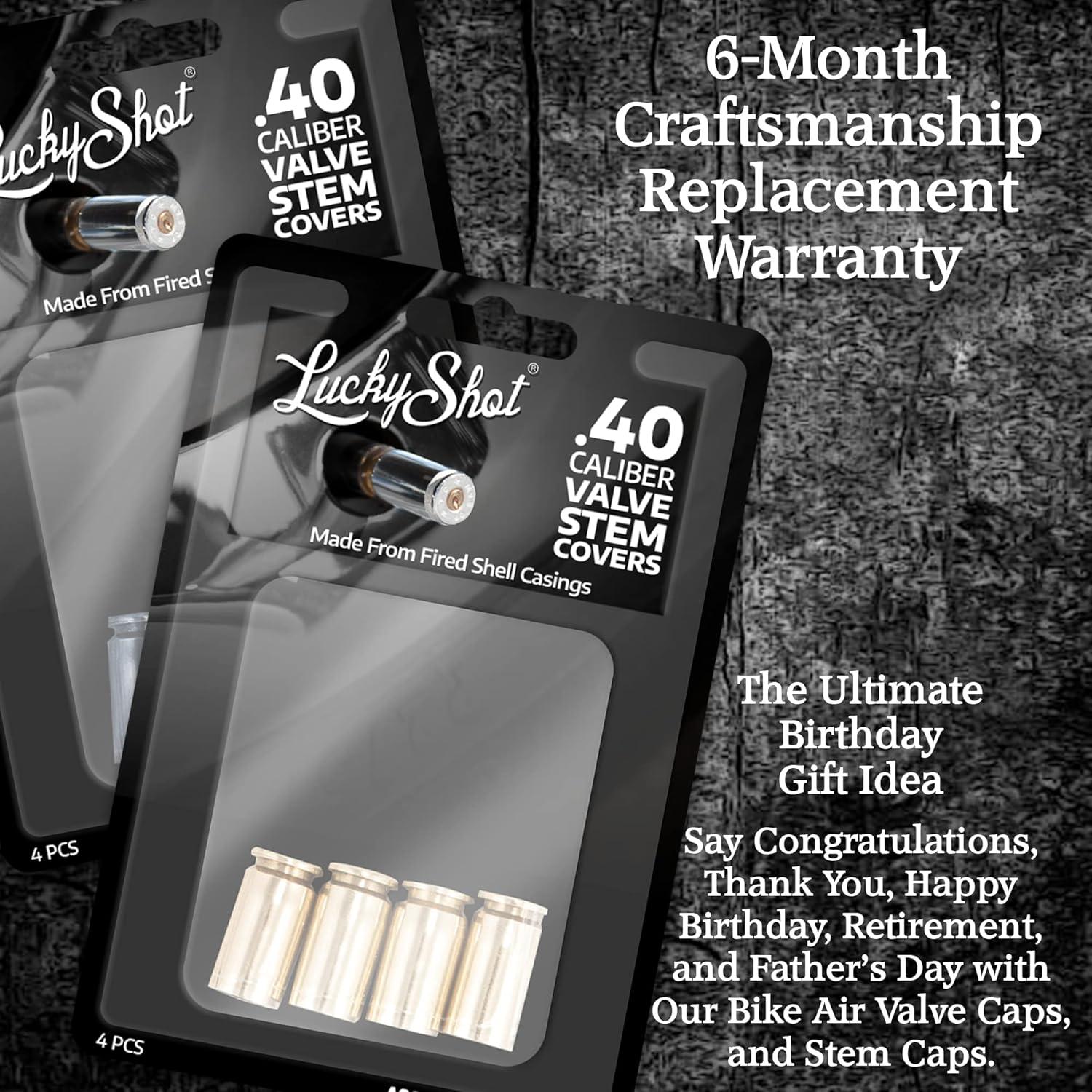 Tapones de Válvula de Neumáticos Lucky Shot 40 Calibre - Juego de 4