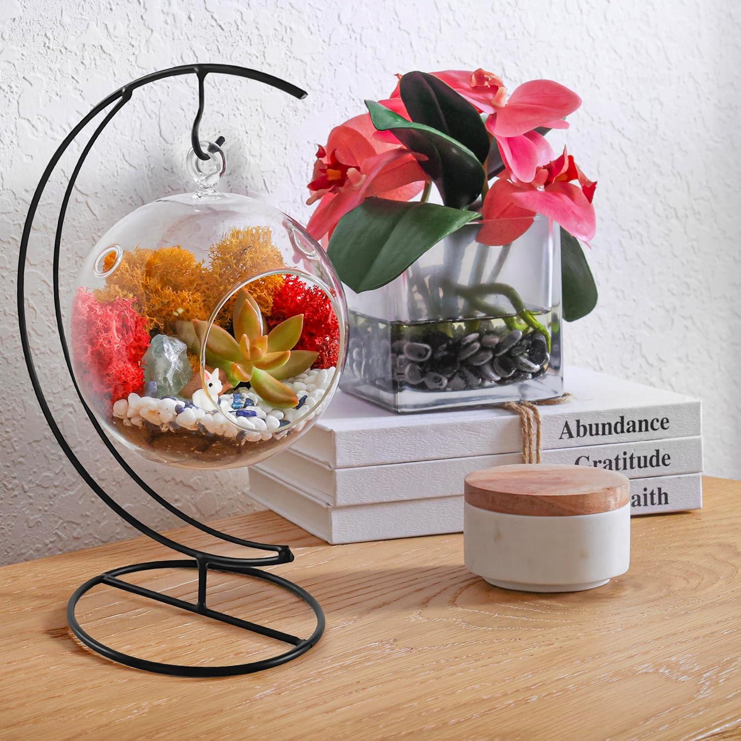 Kit de Terrario Colgante DIY 12.7 cm - Creaciones de Nathalie