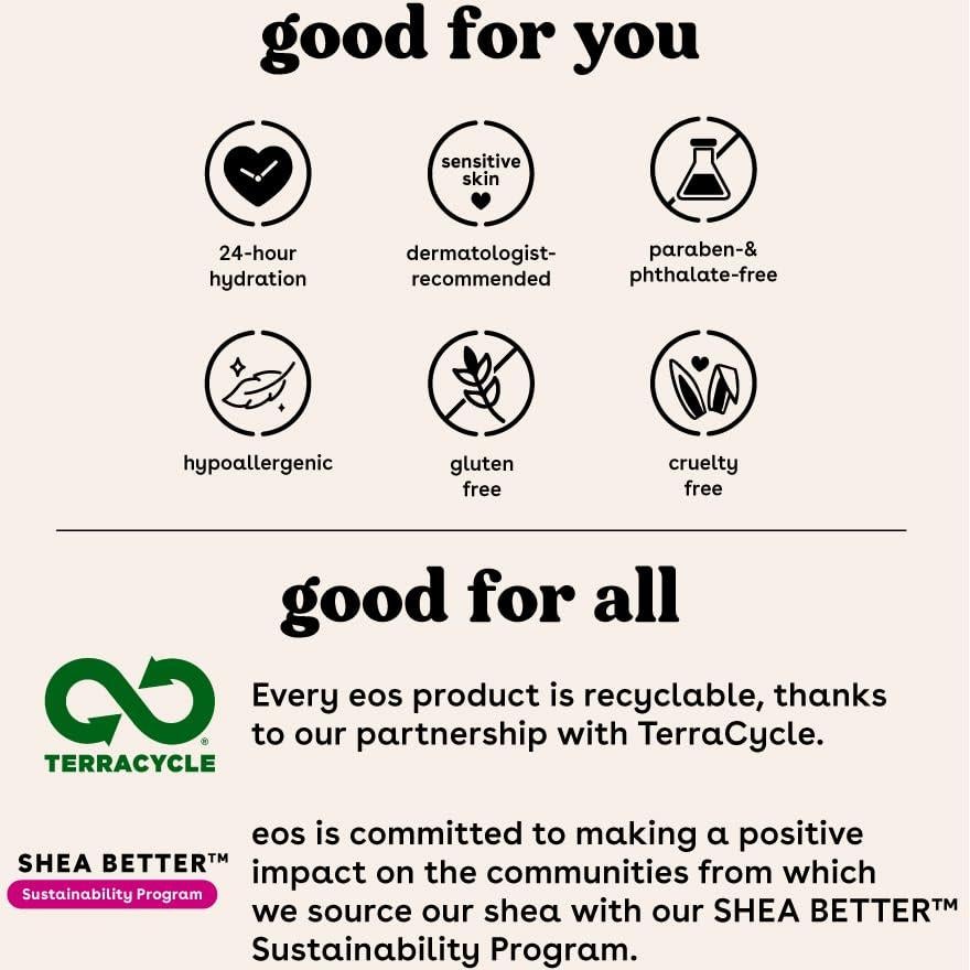 Bálsamo Labial Hidratante 24H eos Pastel de Cumpleaños 10.4 ml