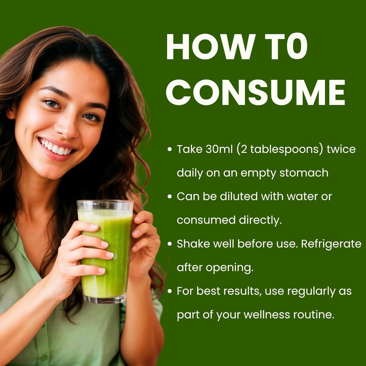 Jugo de Amla y Aloe Vera Ayurveda Básica 480ml - 100% Natural