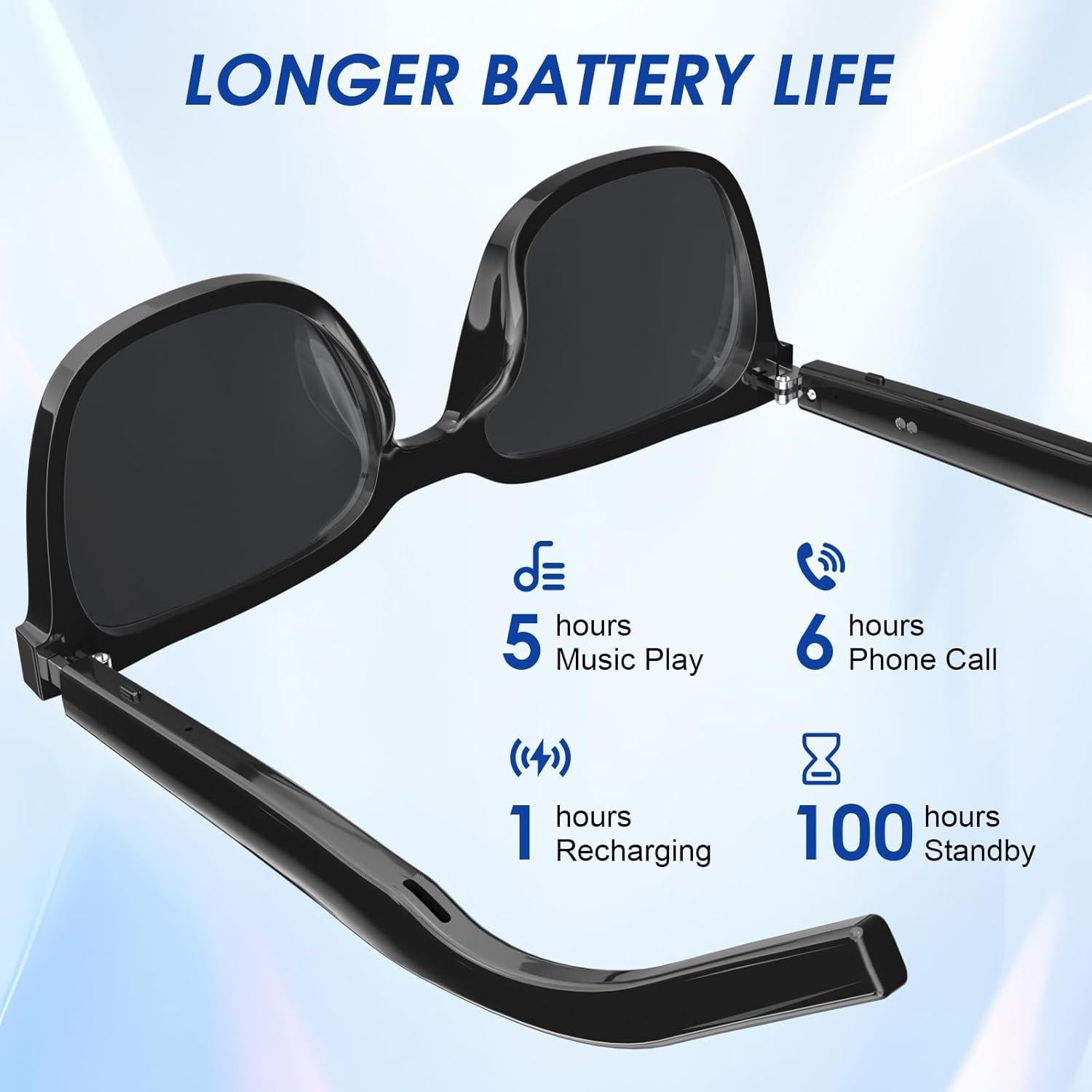 Gafas de Sol Inteligentes M10 Pro Bluetooth UV400 - Audio Manos Libres