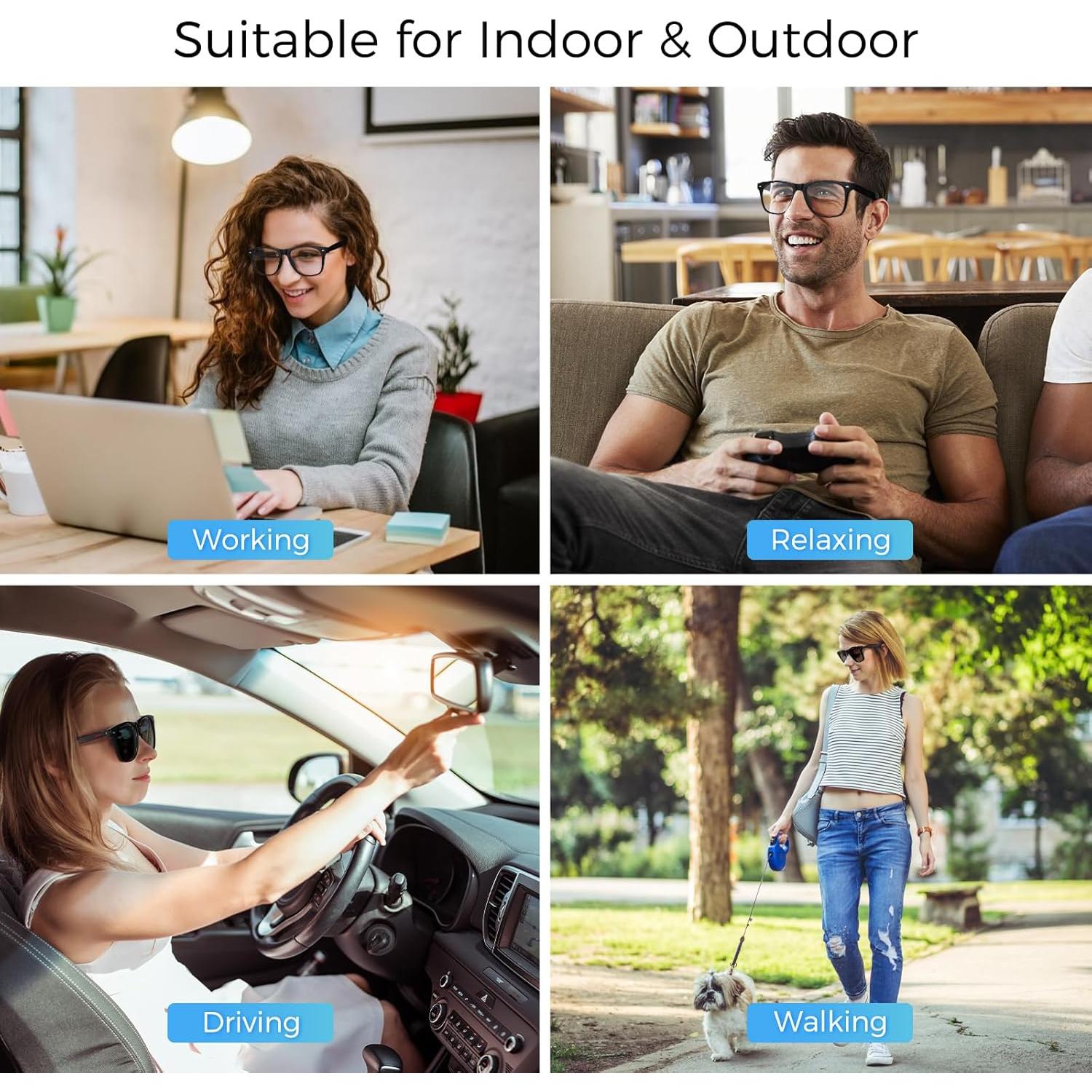 Gafas Inteligentes ReyDix con Audio Bluetooth y Lentes Polarizados