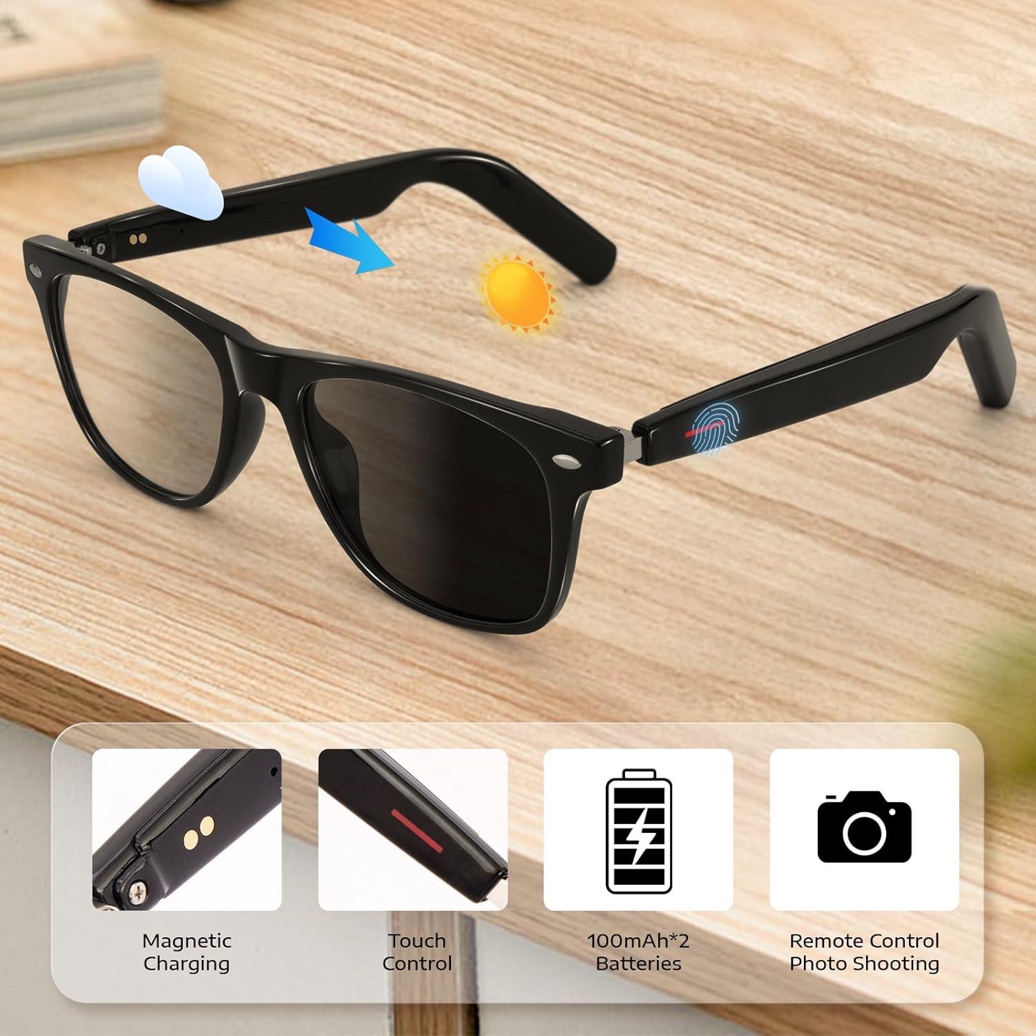 Gafas Inteligentes ReyDix con Audio Bluetooth y Lentes Polarizados