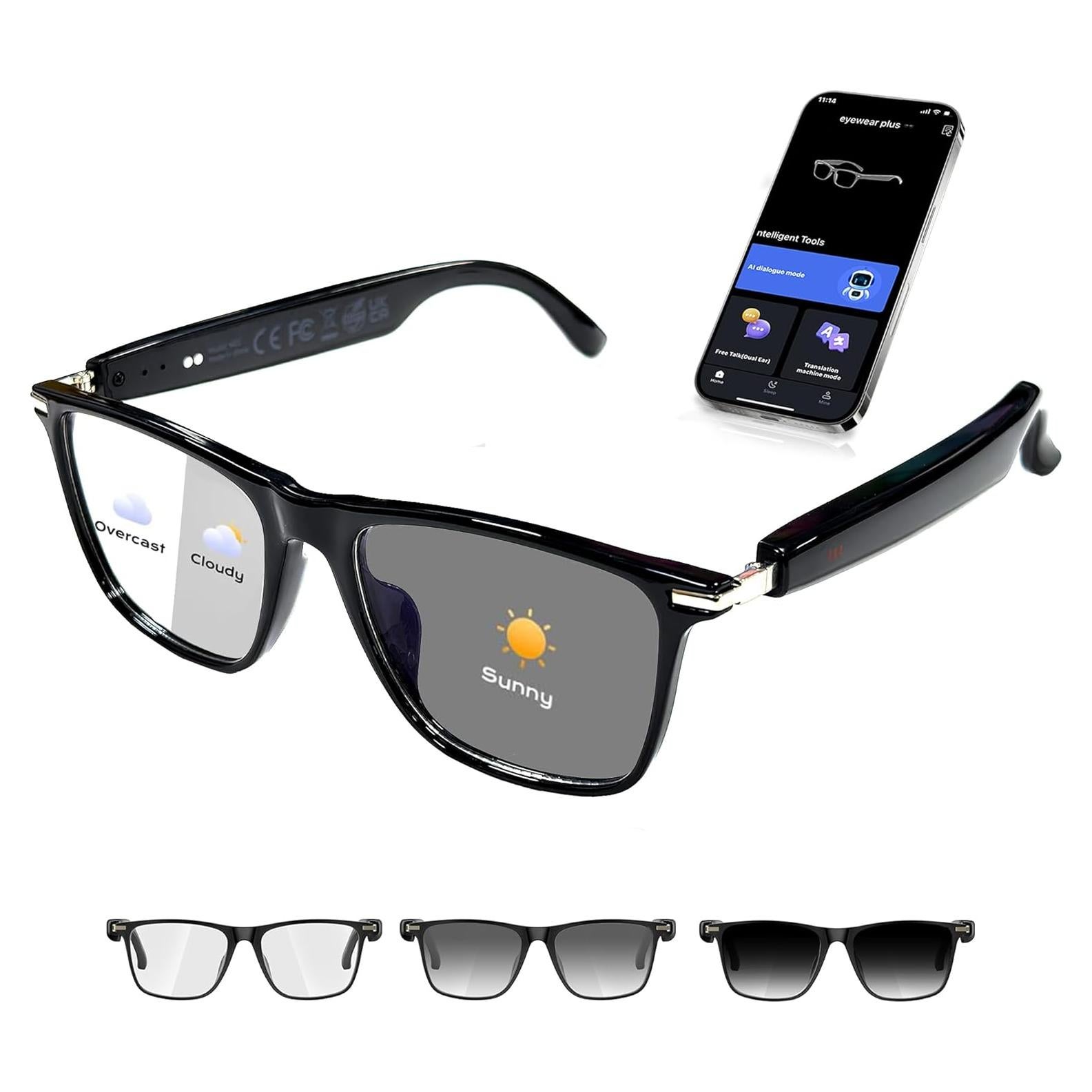 Gafas Inteligentes AI xunmirusu M01 Bluetooth 5.3 IP67