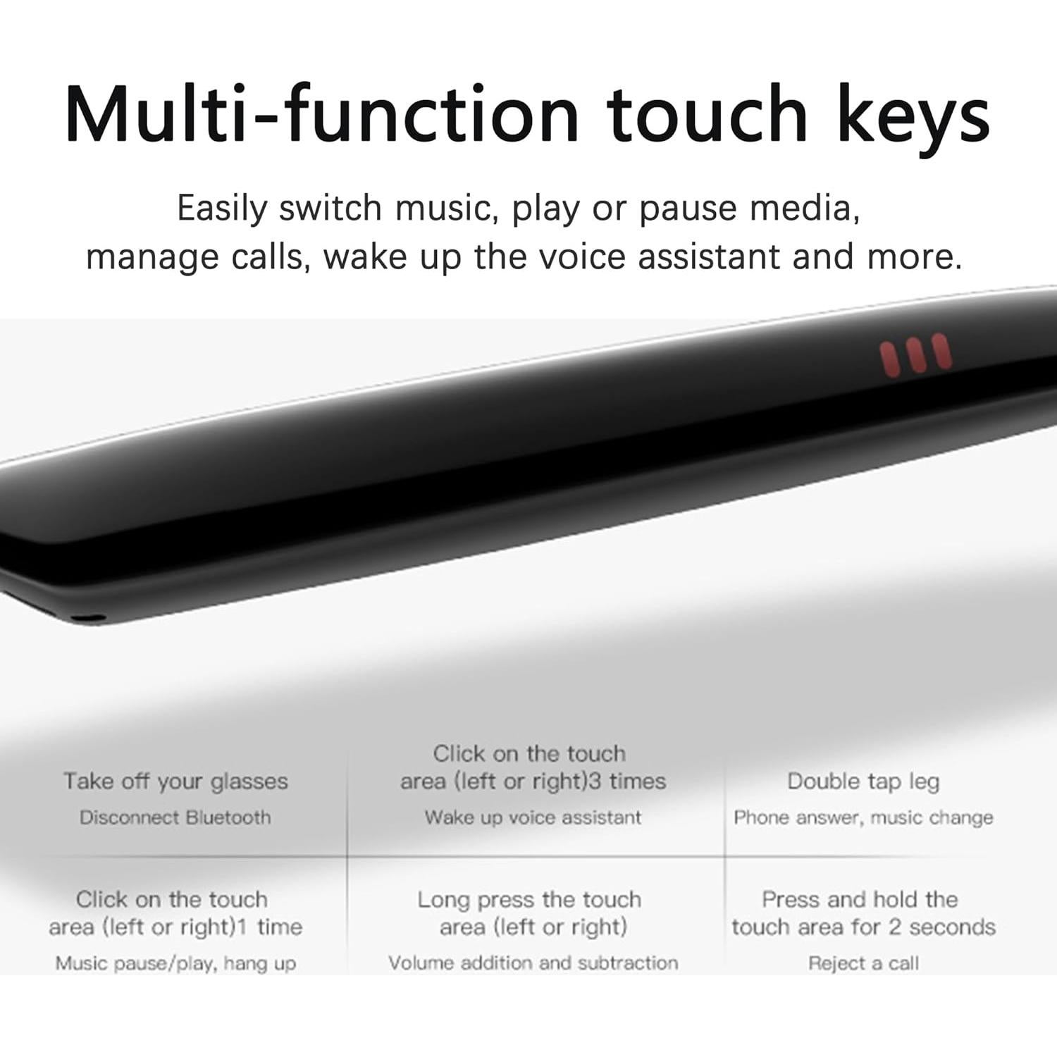 Gafas Inteligentes AI xunmirusu M01 Bluetooth 5.3 IP67