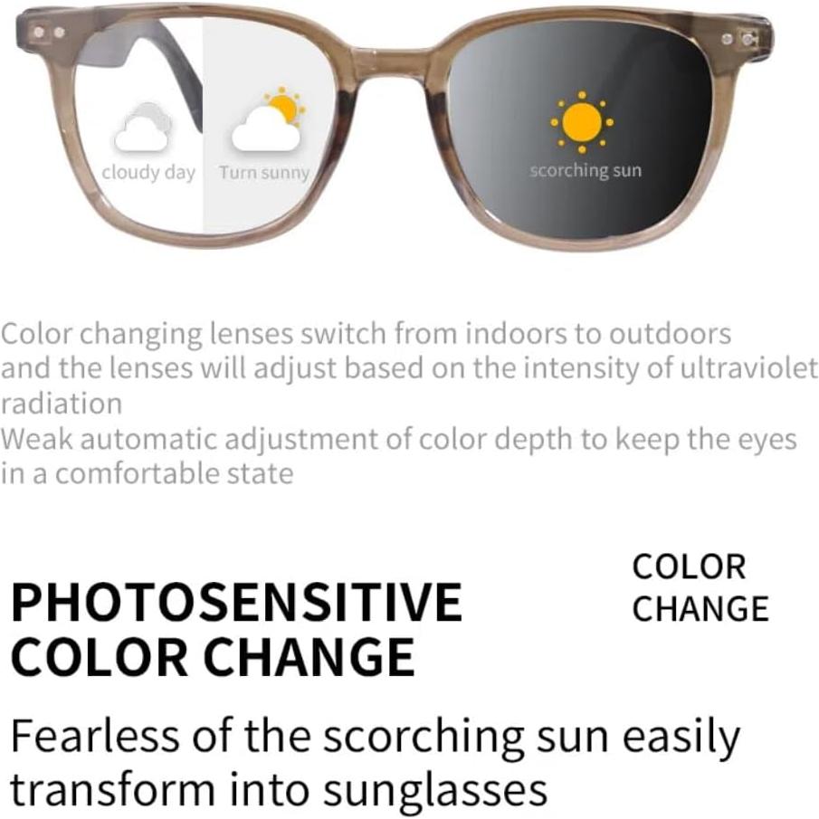 Gafas de Sol Inteligentes Enzemit GS07 Fotoquímicas Bluetooth 5.4