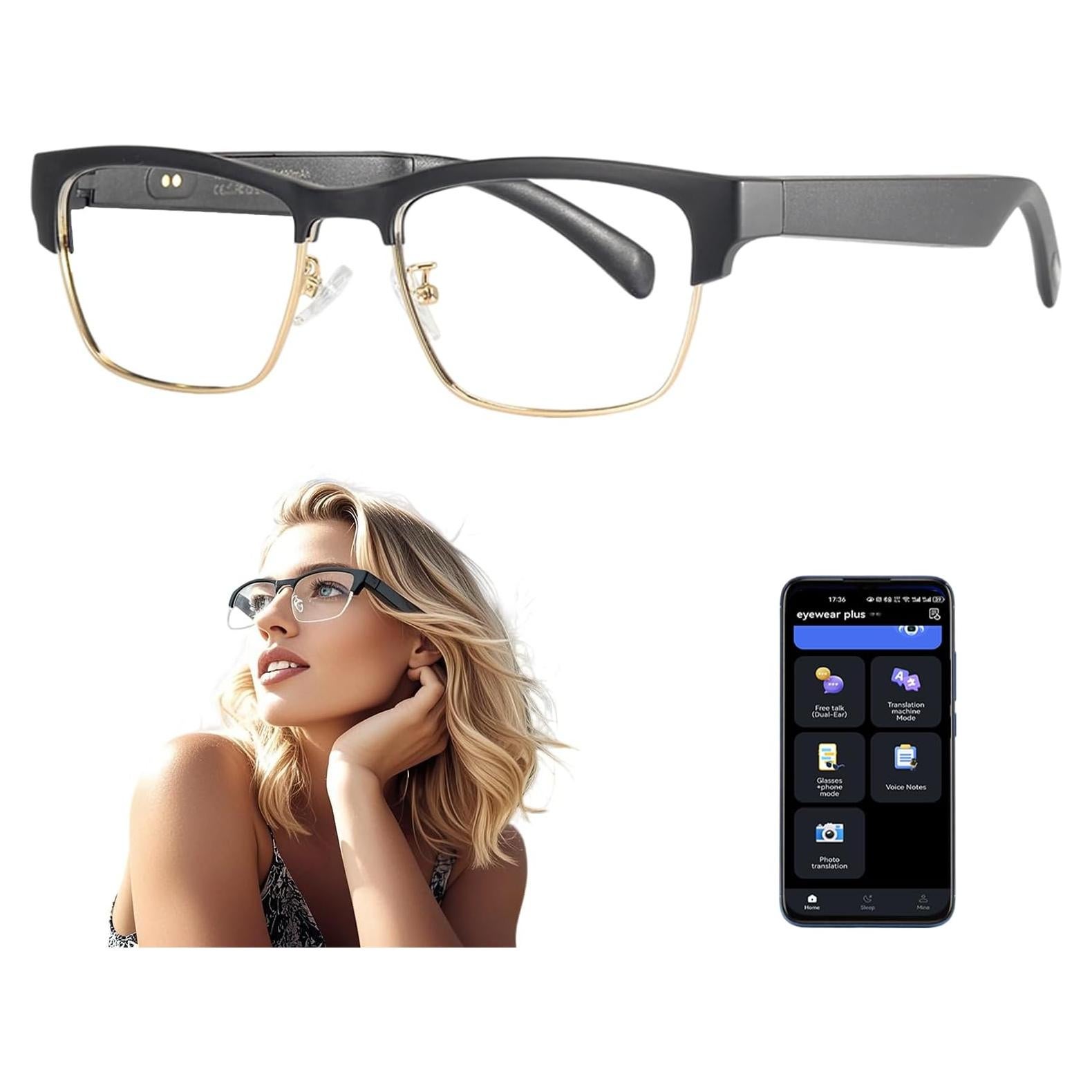 Gafas Inteligentes Meagtlva con Traducción AI en 164 Idiomas