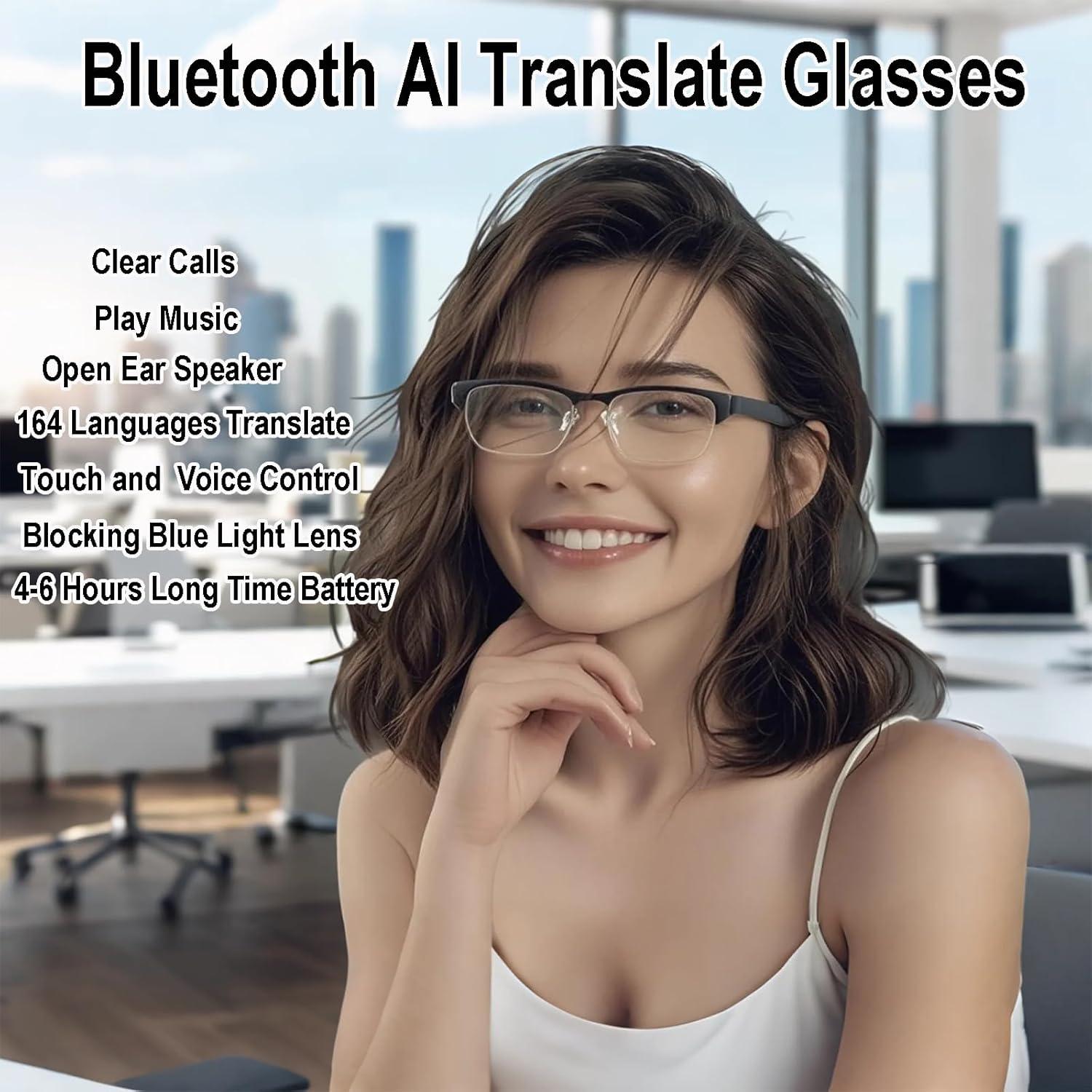 Gafas Inteligentes Meagtlva con Traducción AI en 164 Idiomas