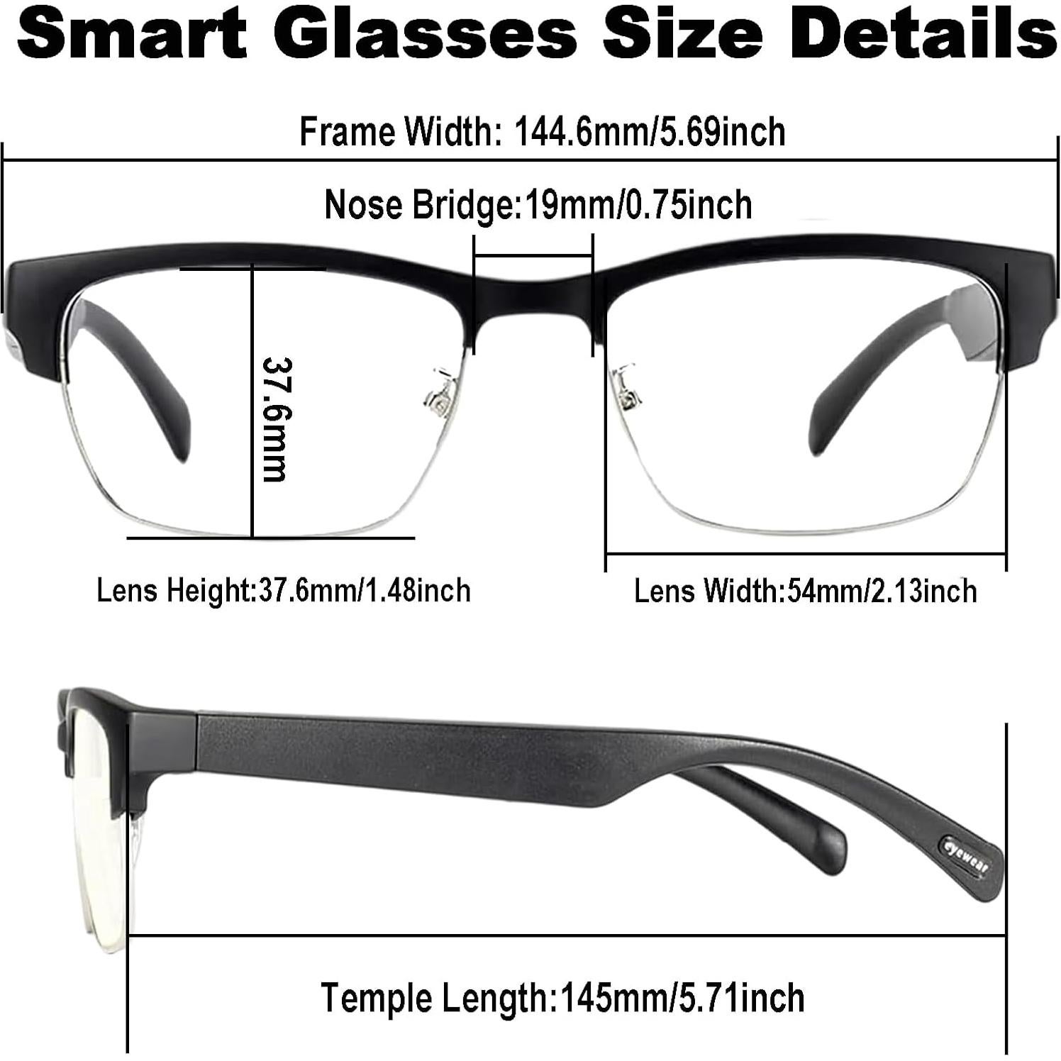 Gafas Inteligentes Meagtlva con Traducción AI en 164 Idiomas