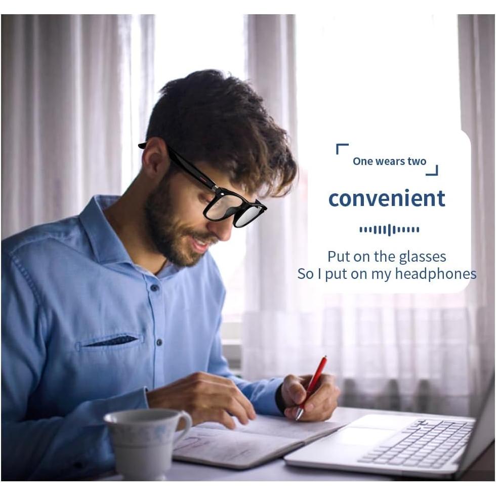 Gafas Inteligentes E13 Bluetooth con Filtro Luz Azul - Unisex