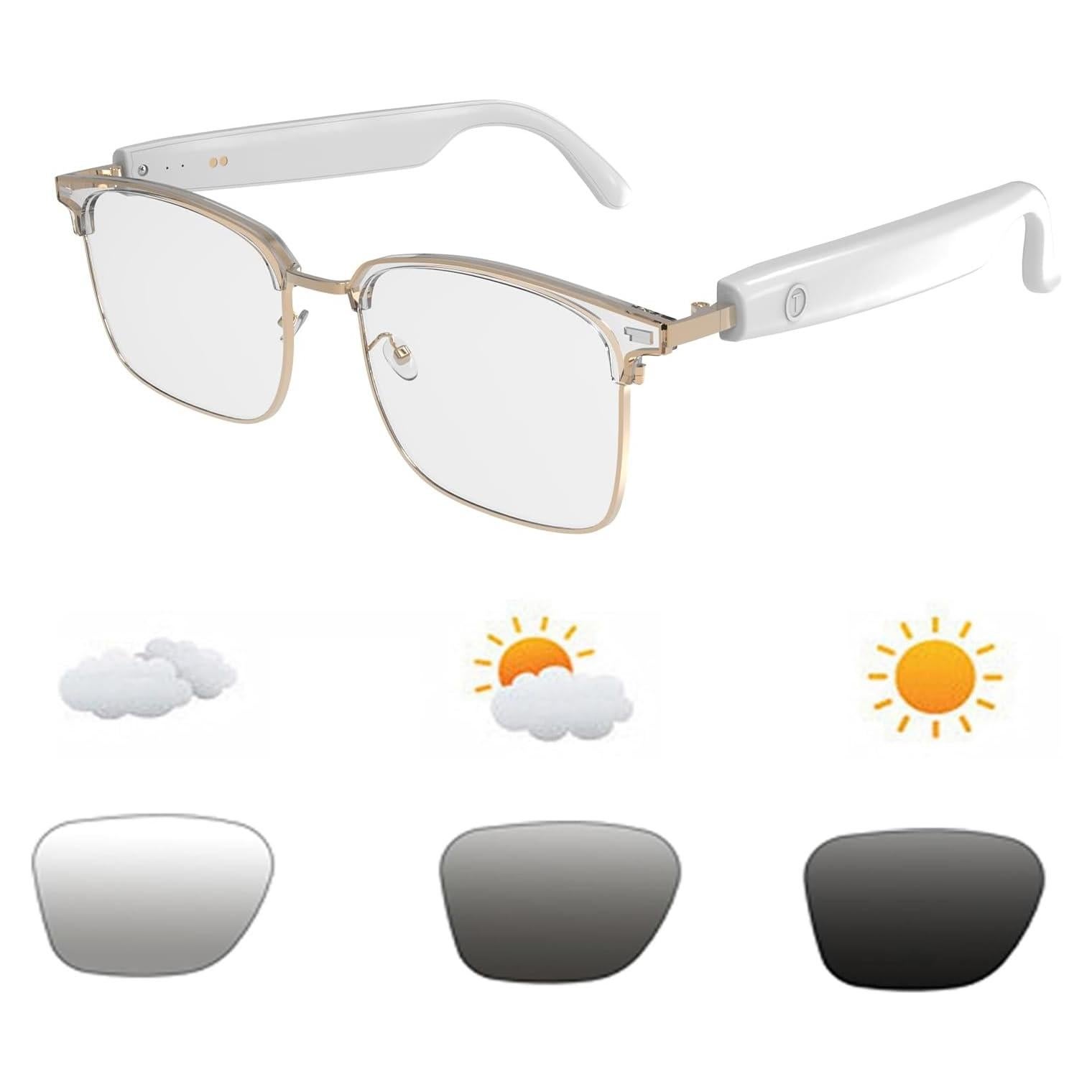 Gafas Bluetooth Yosugar YT-24GS13 con Lentes Transicionales