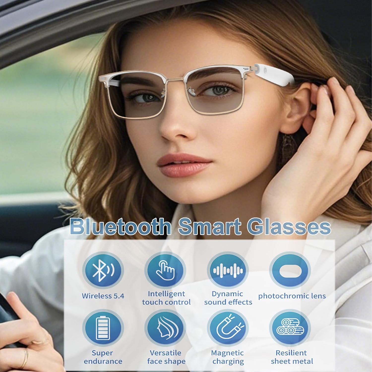 Gafas Bluetooth Yosugar YT-24GS13 con Lentes Transicionales