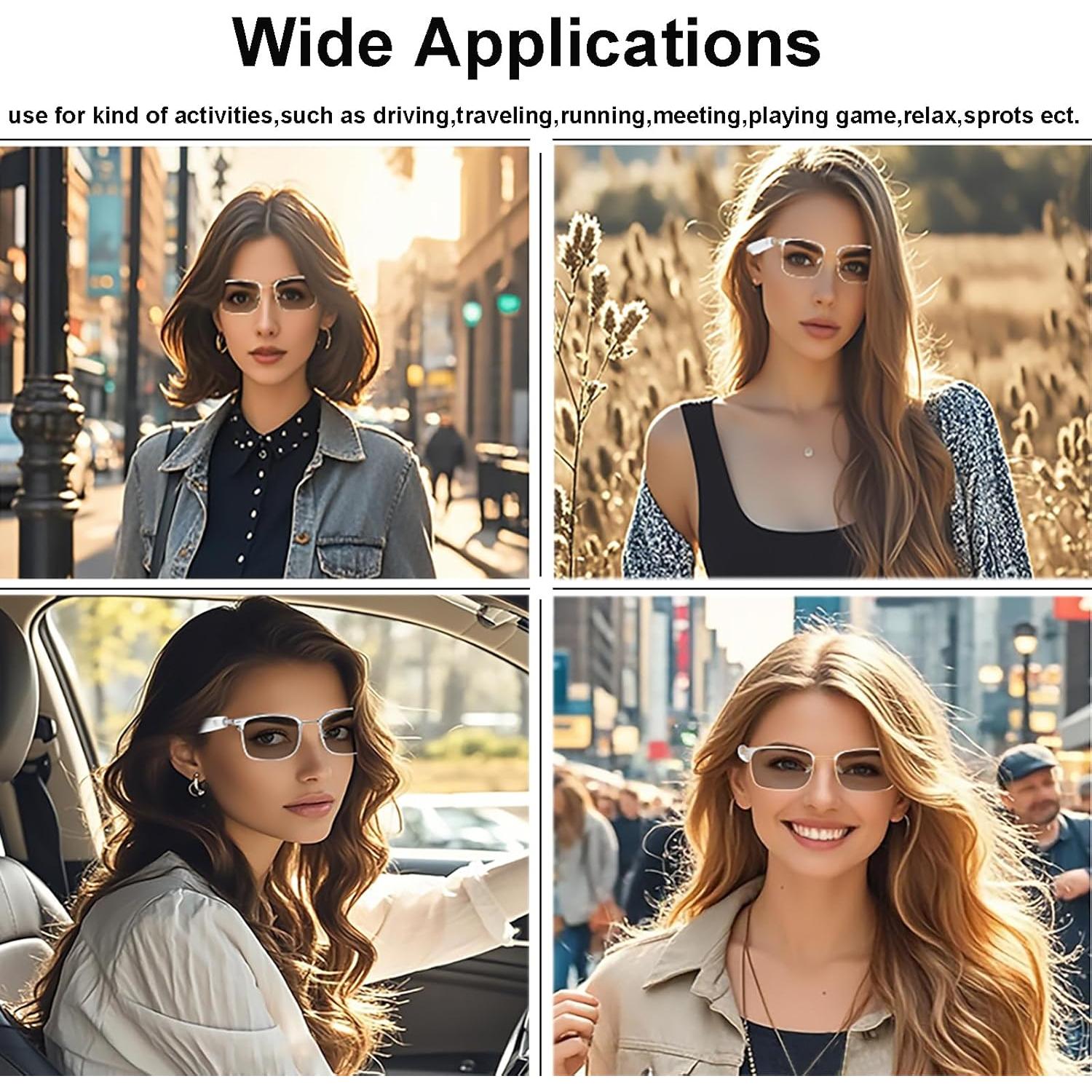 Gafas Bluetooth Yosugar YT-24GS13 con Lentes Transicionales