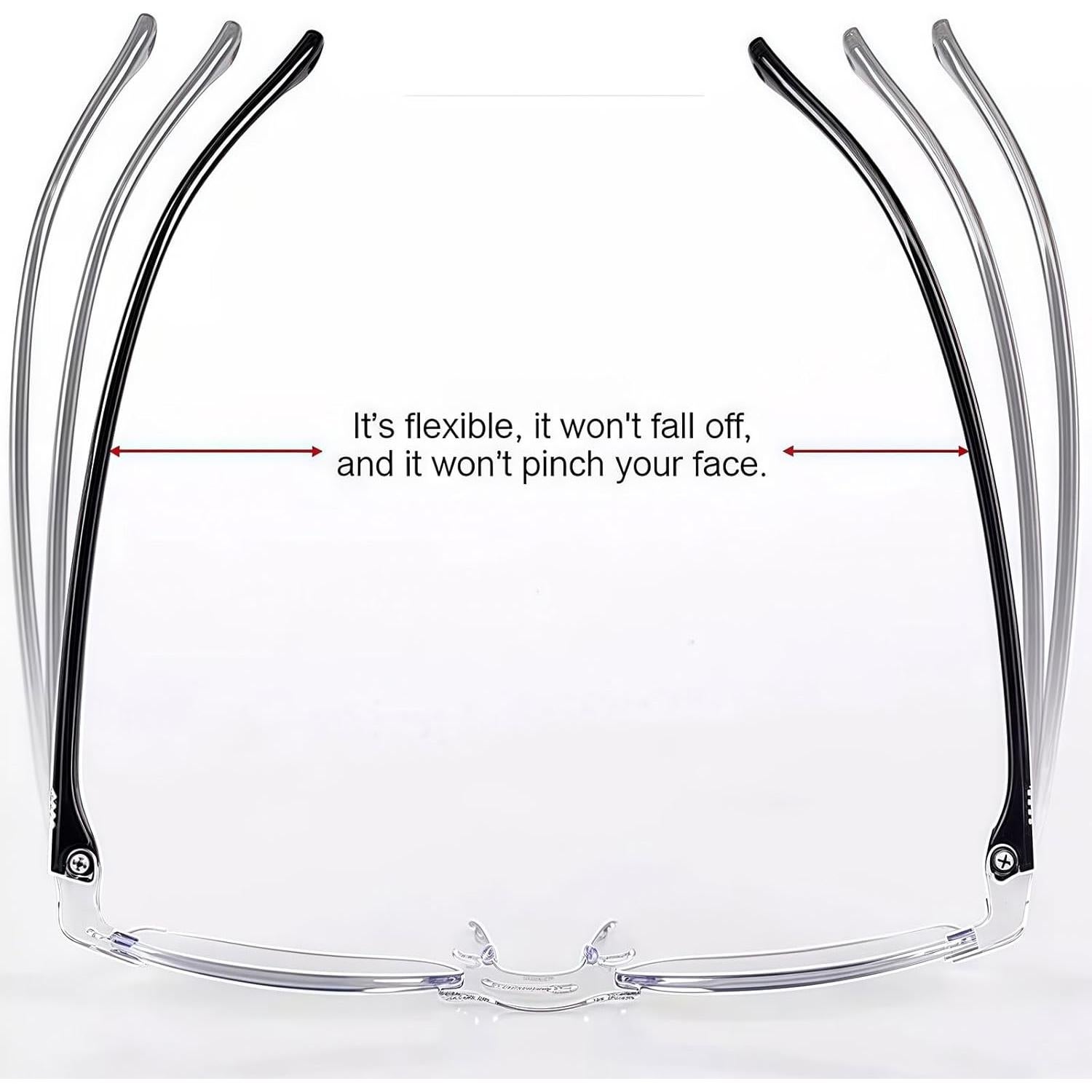 Gafas de lectura fotocromáticas Nublu Vision 3.5x anti-luz azul