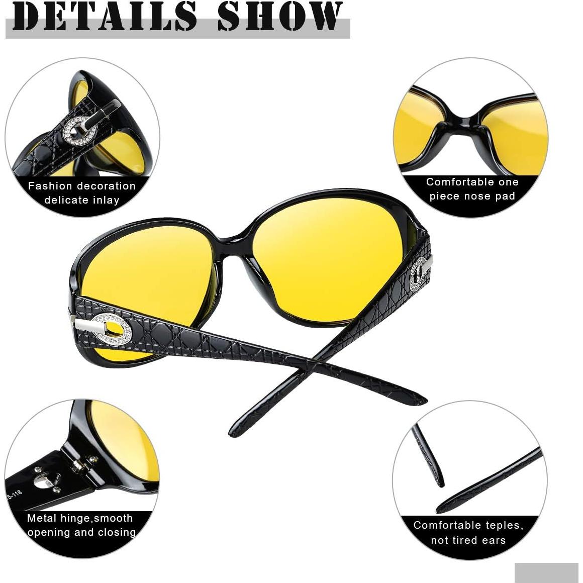 Gafas de Visión Nocturna DUCO para Mujeres - Polarizadas HD