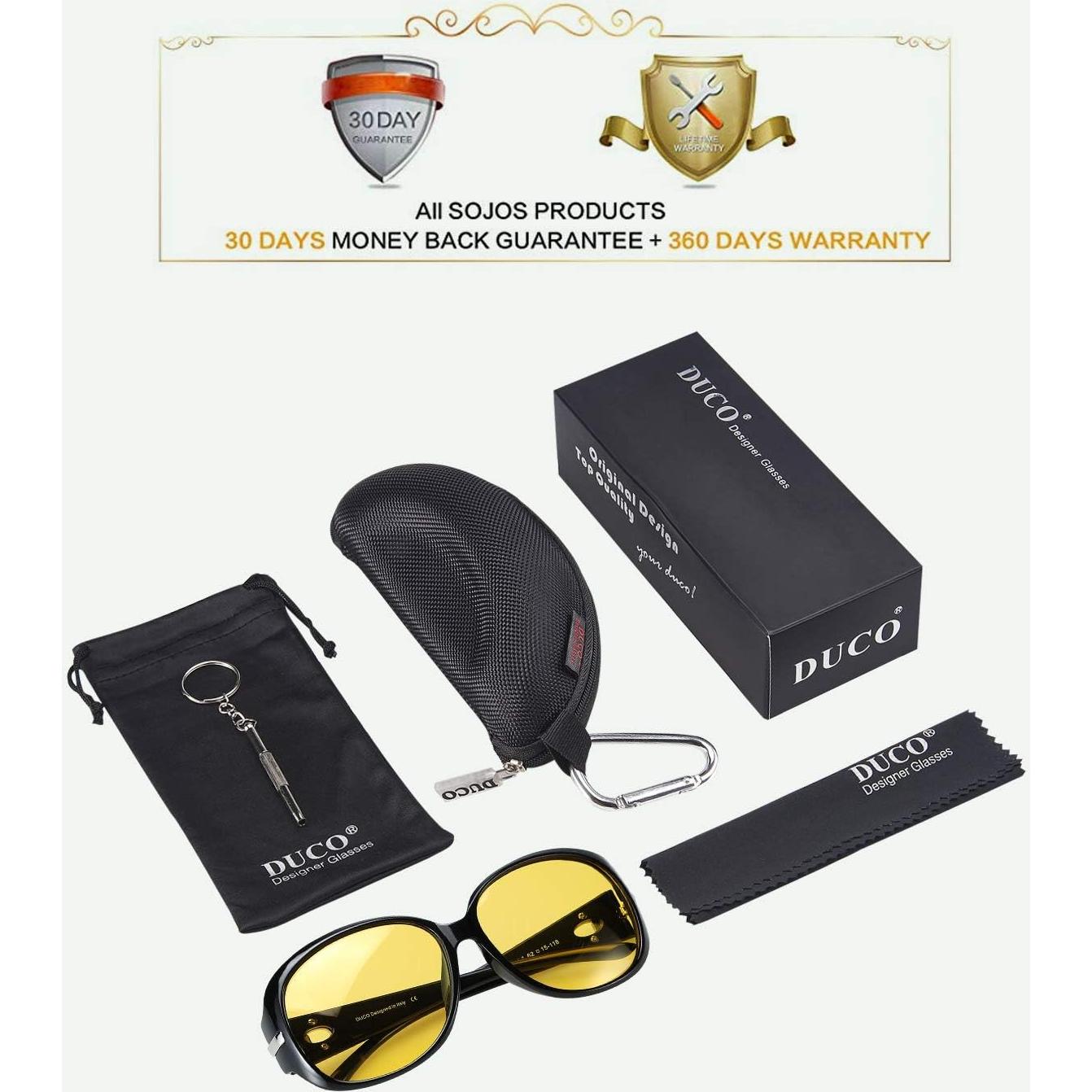 Gafas de Visión Nocturna DUCO para Mujeres - Polarizadas HD