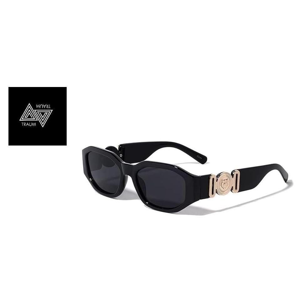 Gafas de Sol TRAUM UV400 Polarizadas Ovaladas Doradas Unisex
