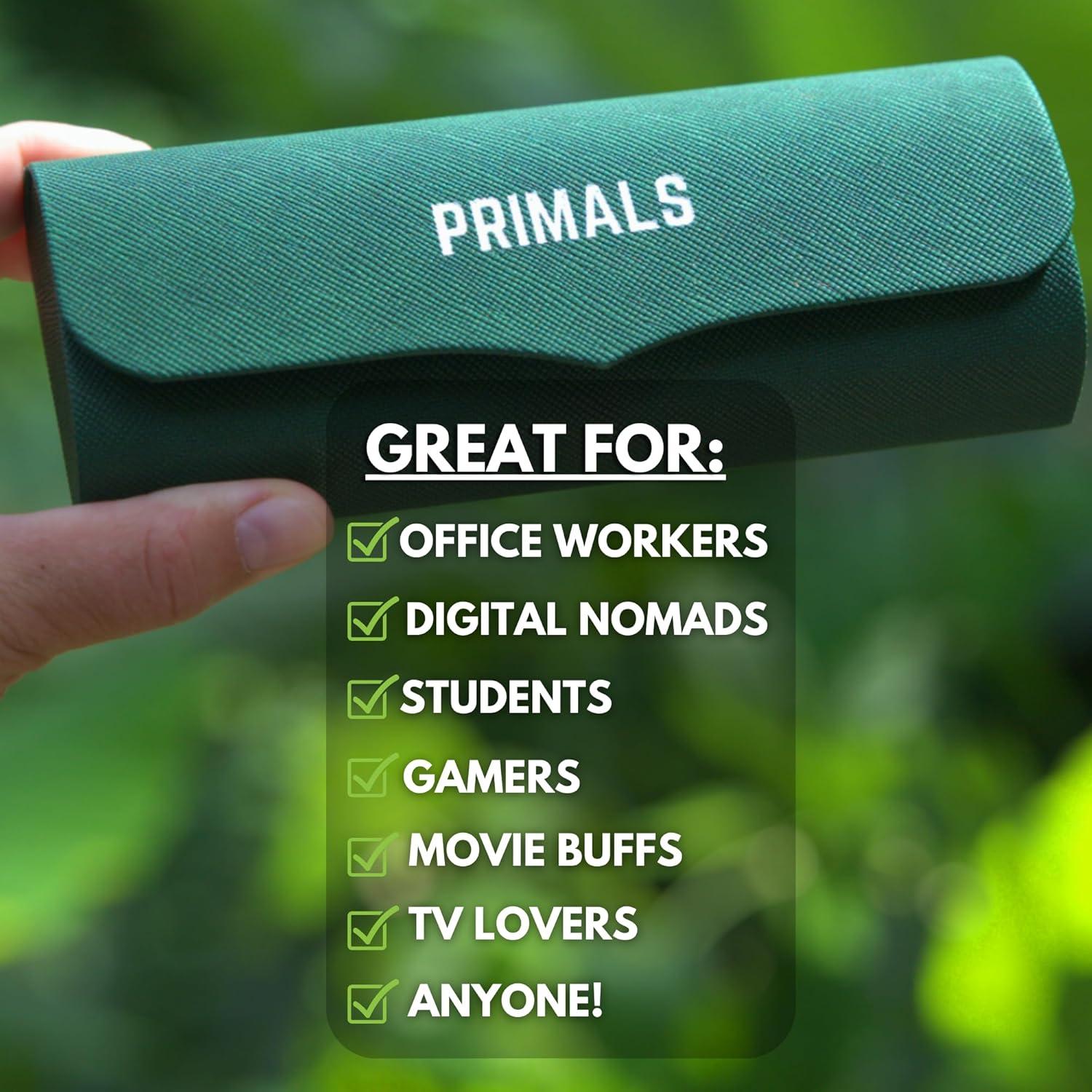 Gafas bloqueadoras de luz azul PRIMALS - Lente roja - Unisex