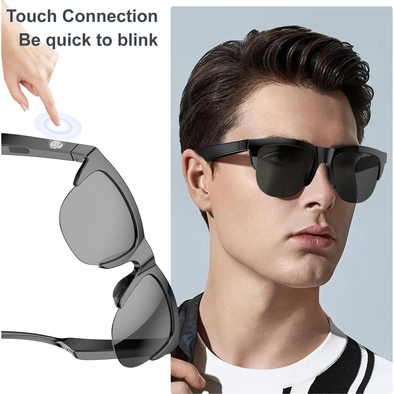 Gafas Inteligentes Bluetooth HOvicative con Altavoz y Protección UV