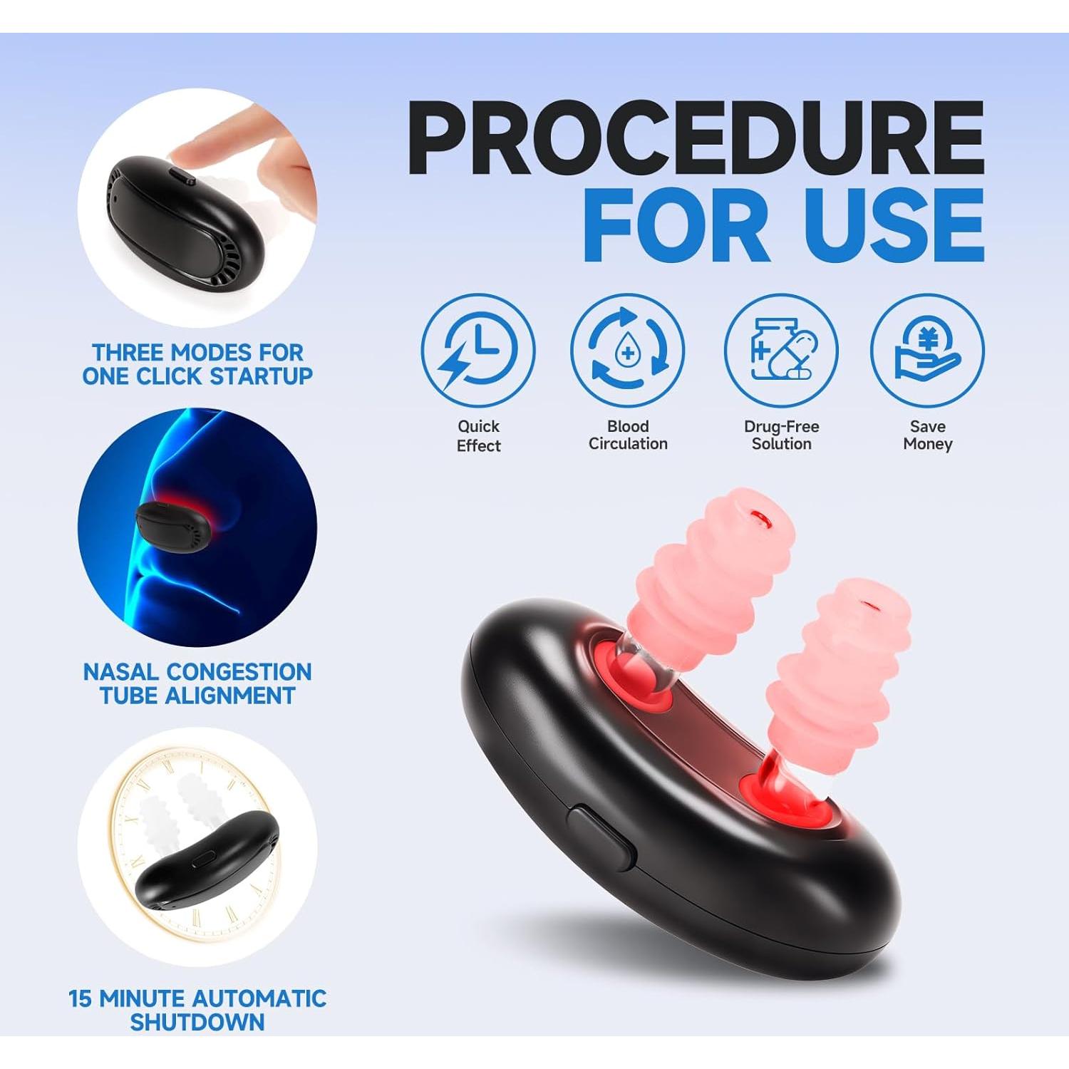 Dispositivo de Terapia Nasal de Luz Roja REALBEBFF BTBZ88999