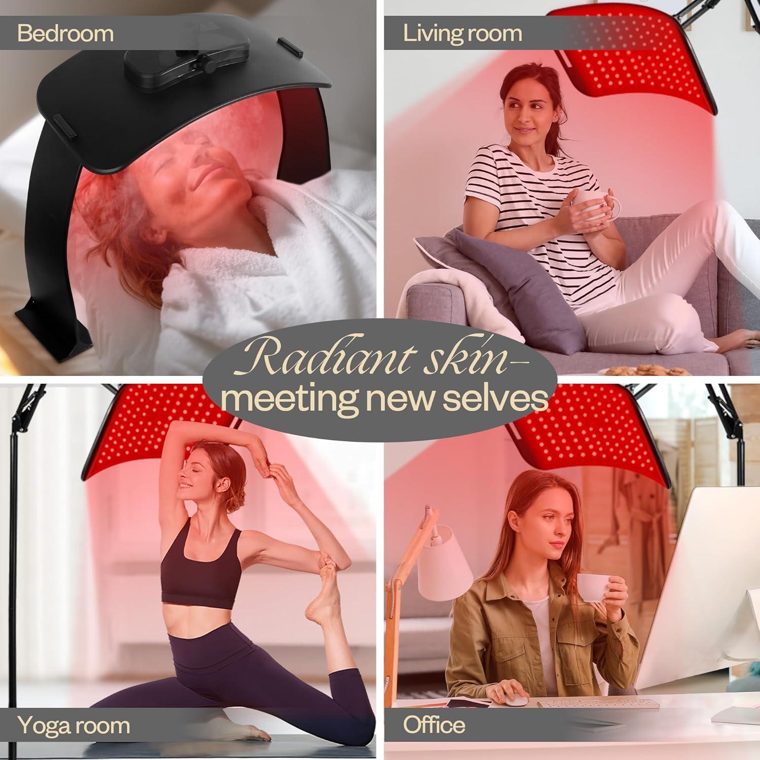 Lámpara de Terapia de Luz Roja LuxReyan 660nm y 850nm