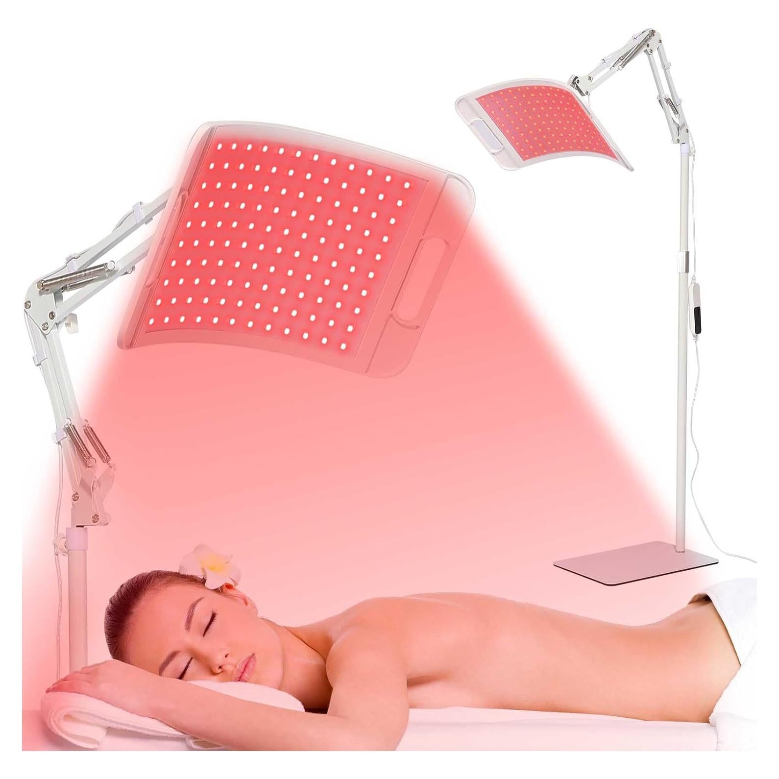 Lámpara de Terapia de Luz Roja 660nm 850nm con Soporte Ajustable