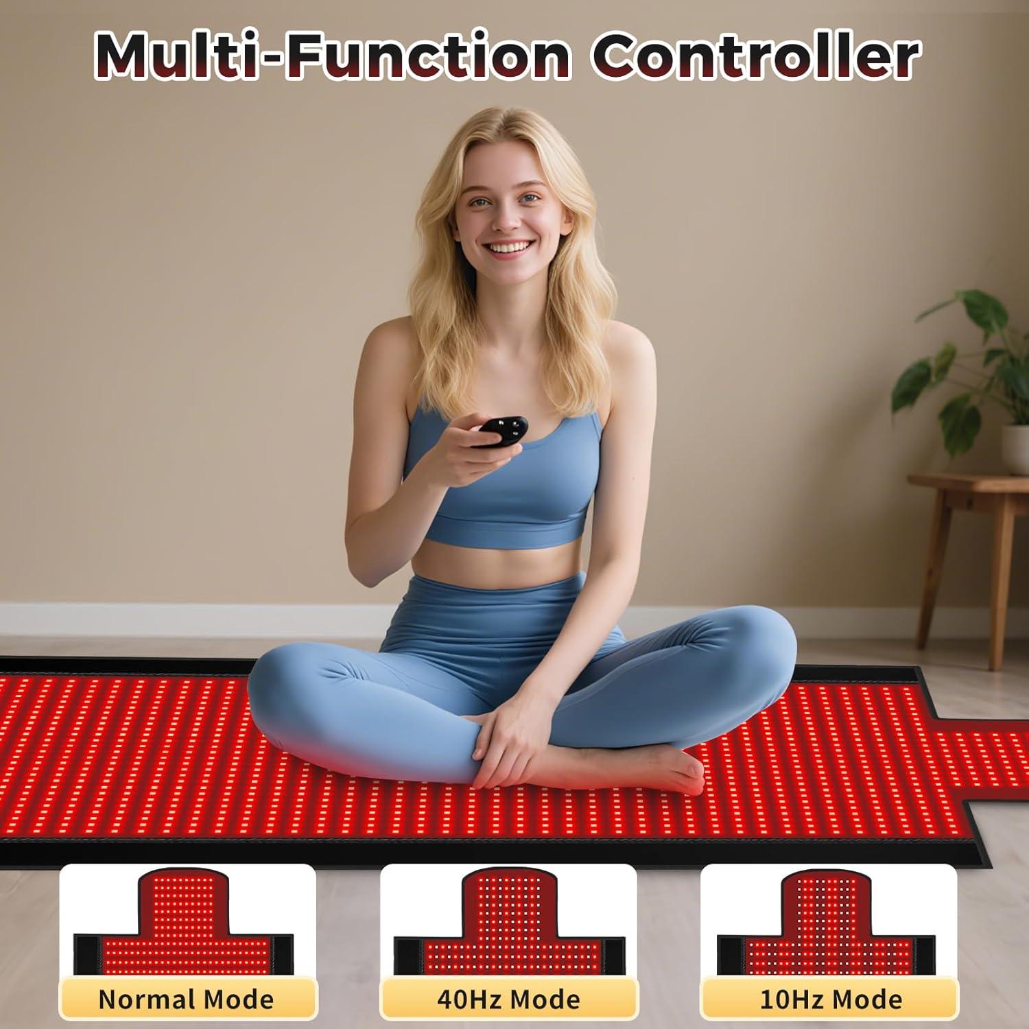 Manta de Terapia de Luz Roja LITDUCK 197.5x85.1cm 1370 LEDs