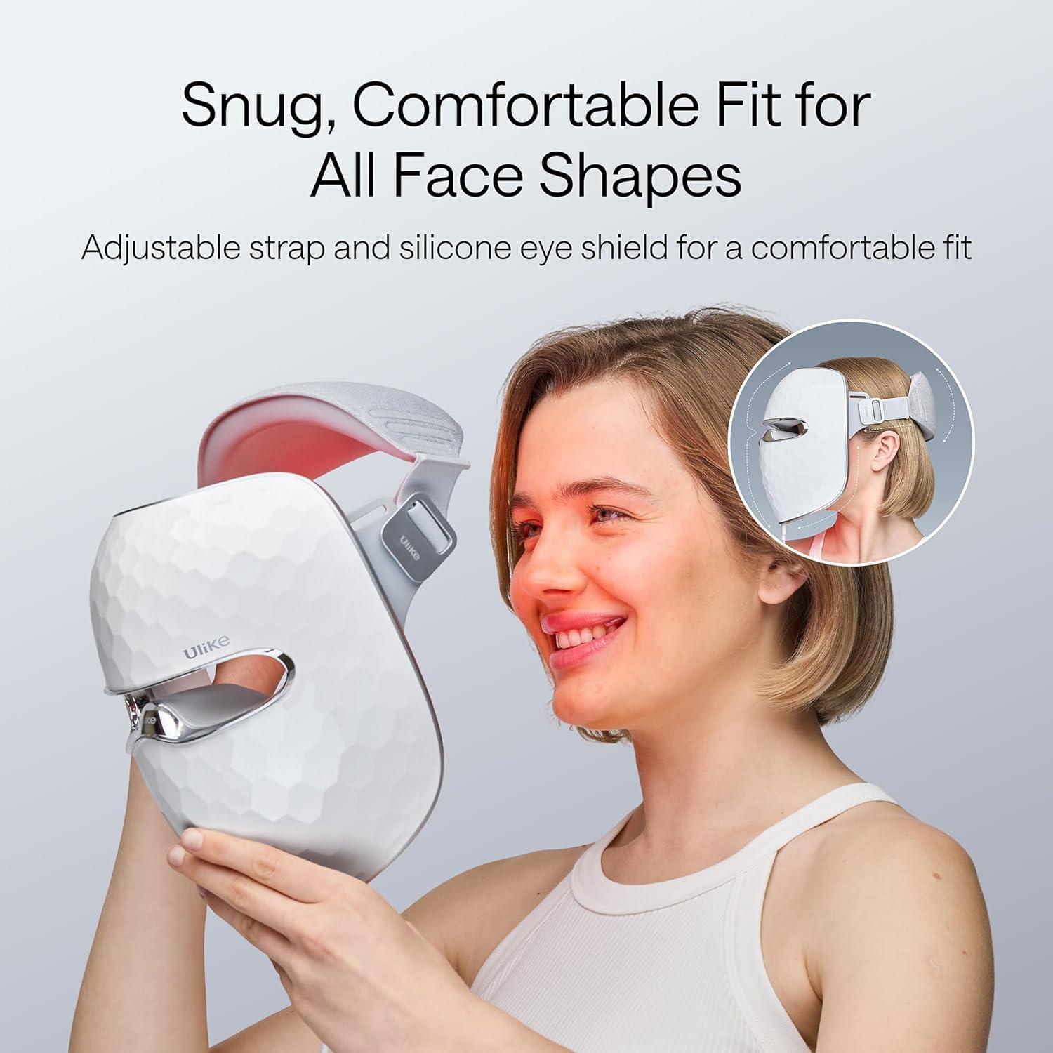 Máscara de Terapia de Luz LED Ulike ReGlow 272 Perlas 100W