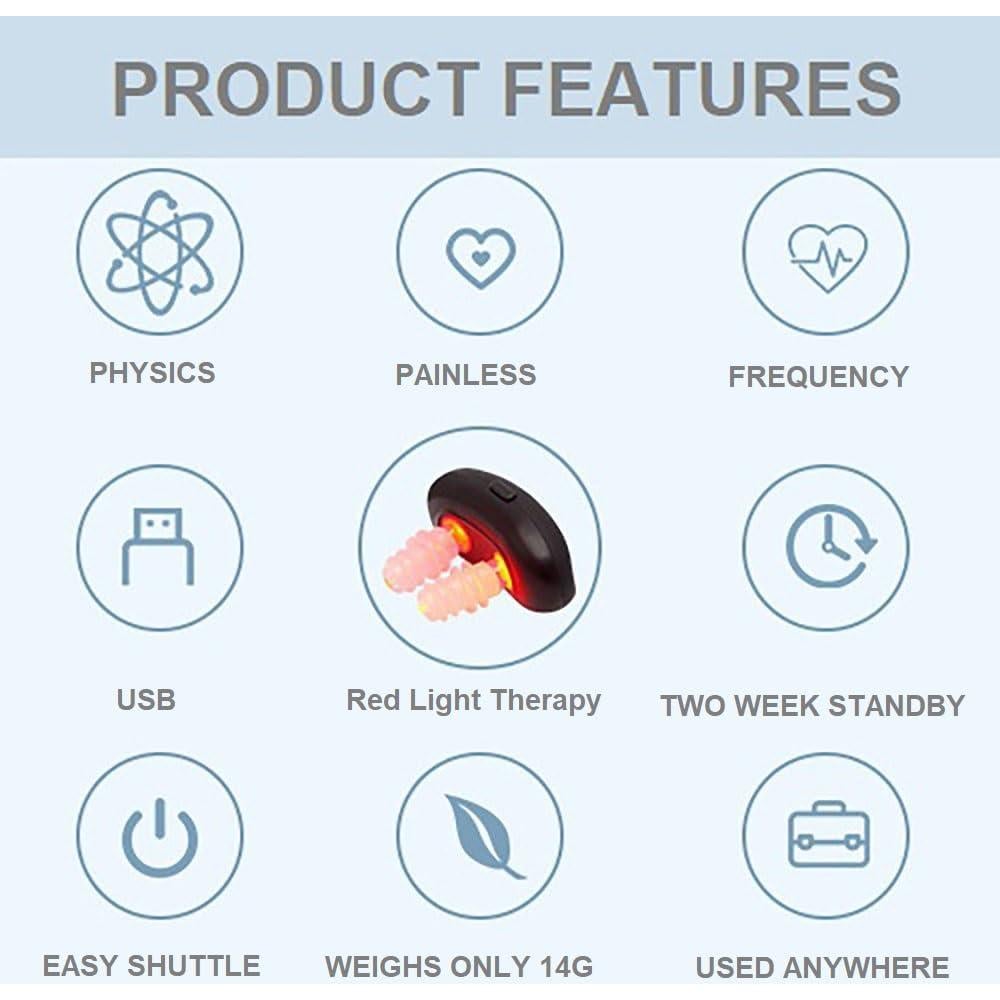 Dispositivo de Terapia Nasal Luz Roja 700nm - Alivio Rápido