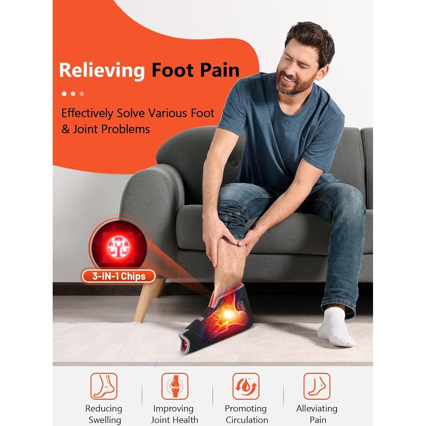 Terapia de Luz Roja HALIDODO para Pies 660nm y 850nm