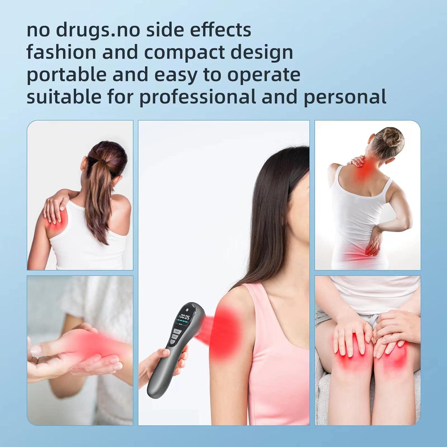 Dispositivo de Terapia de Luz Roja QAIHOE 650nm y 808nm