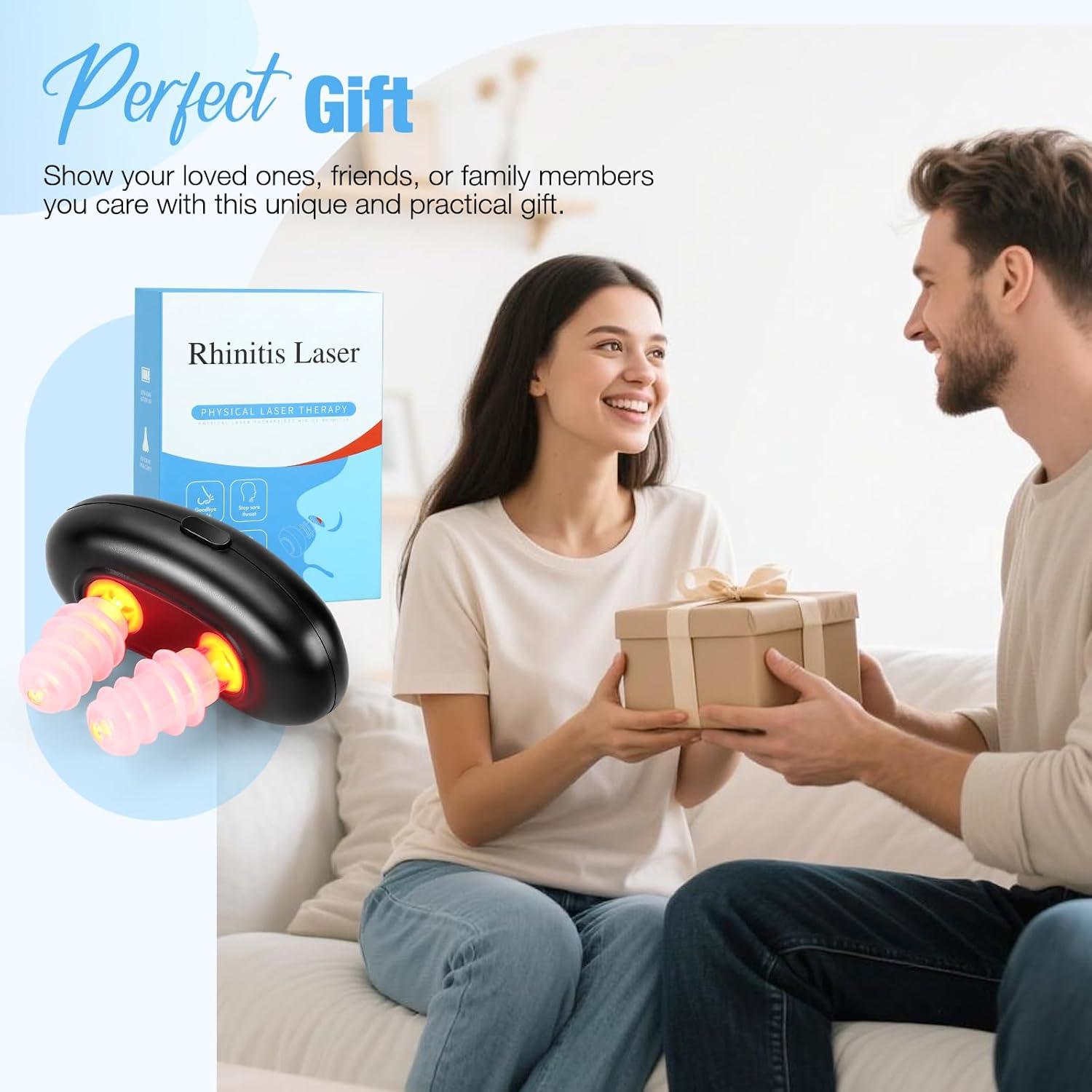 Dispositivo de Terapia Nasal con Luz Roja AFFLAT - Alivio Sinusal