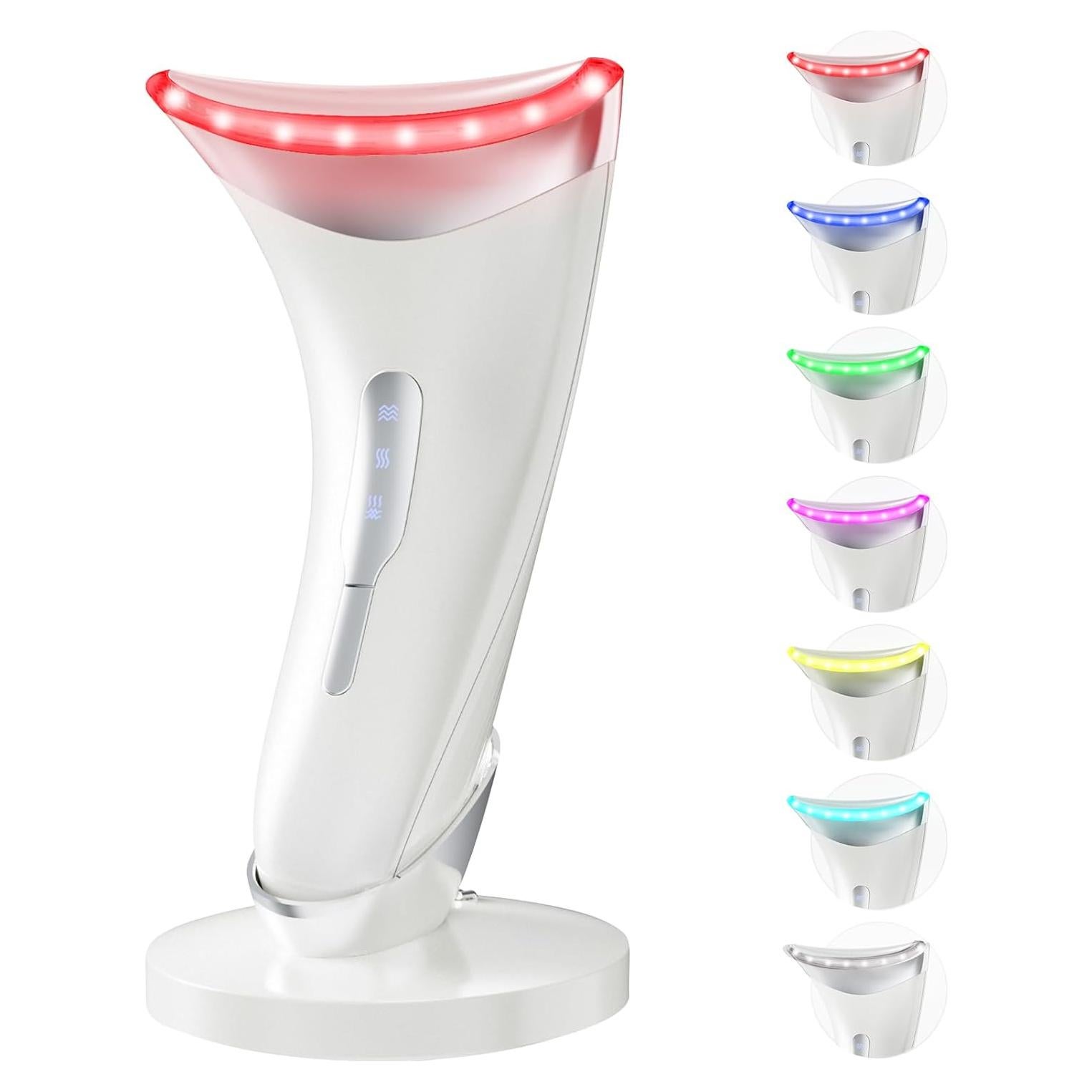 Masajeador Facial de Luz Roja Baihui MJ-400 7 Colores