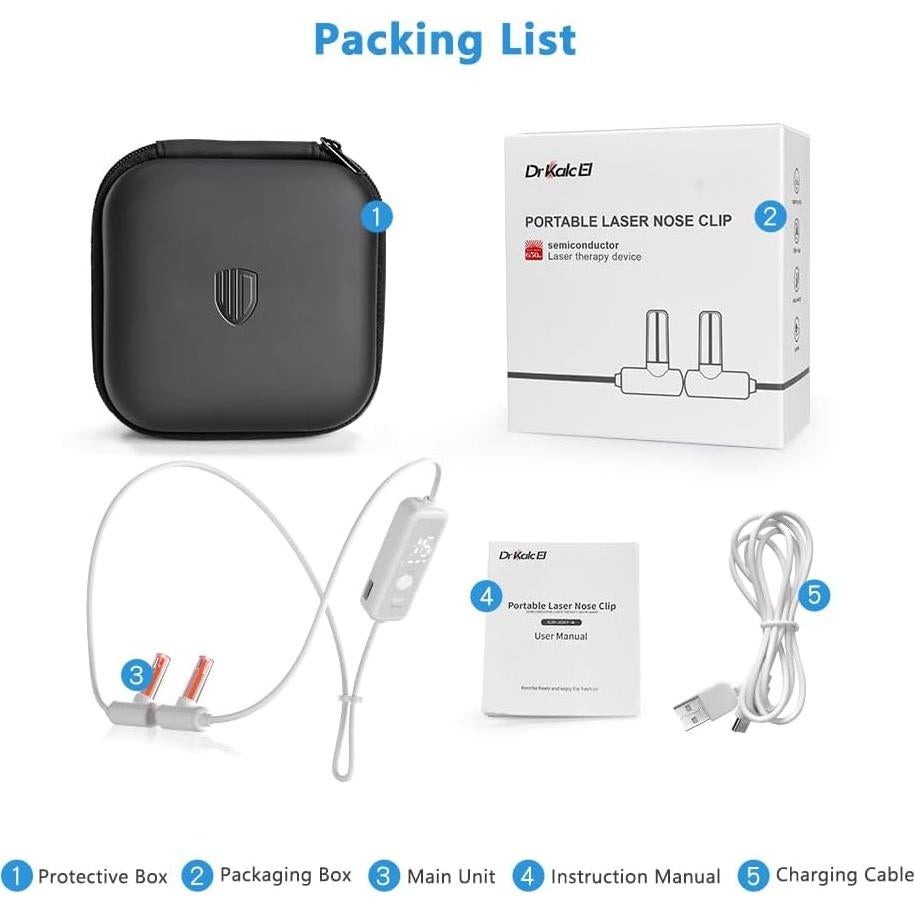 Dispositivo Terapia Luz Roja Portátil Dr Kalc El 650nm