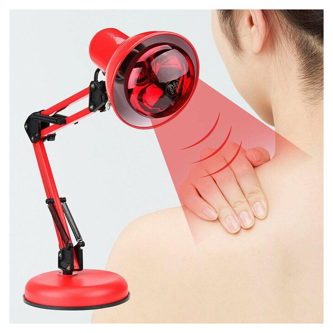 Lámpara de Calor Infrarroja 100W LinaLife Terapia Luz Alivio Dolor