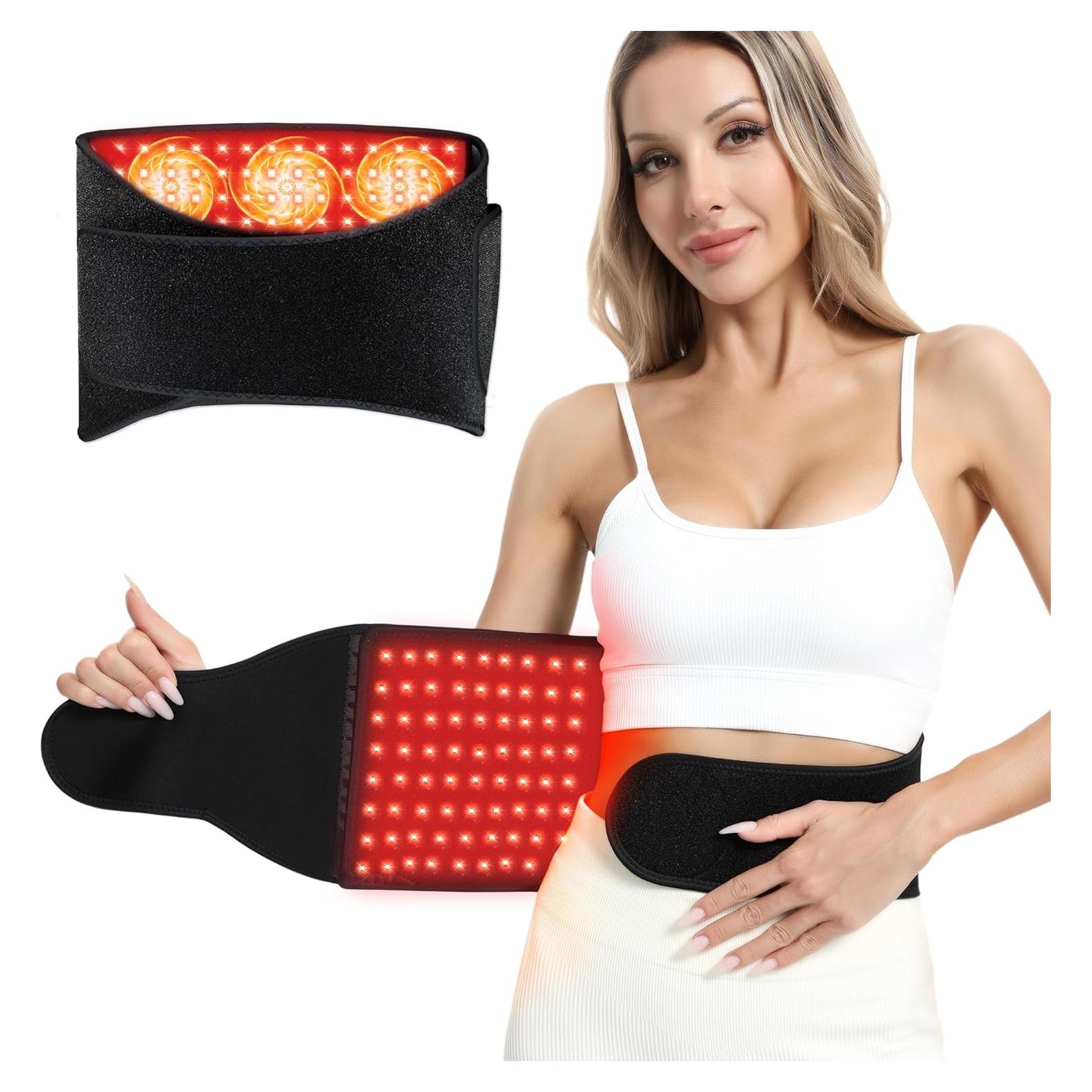 Almohadilla de Masaje WEETALL con Luz Roja y Vibración 28x22cm